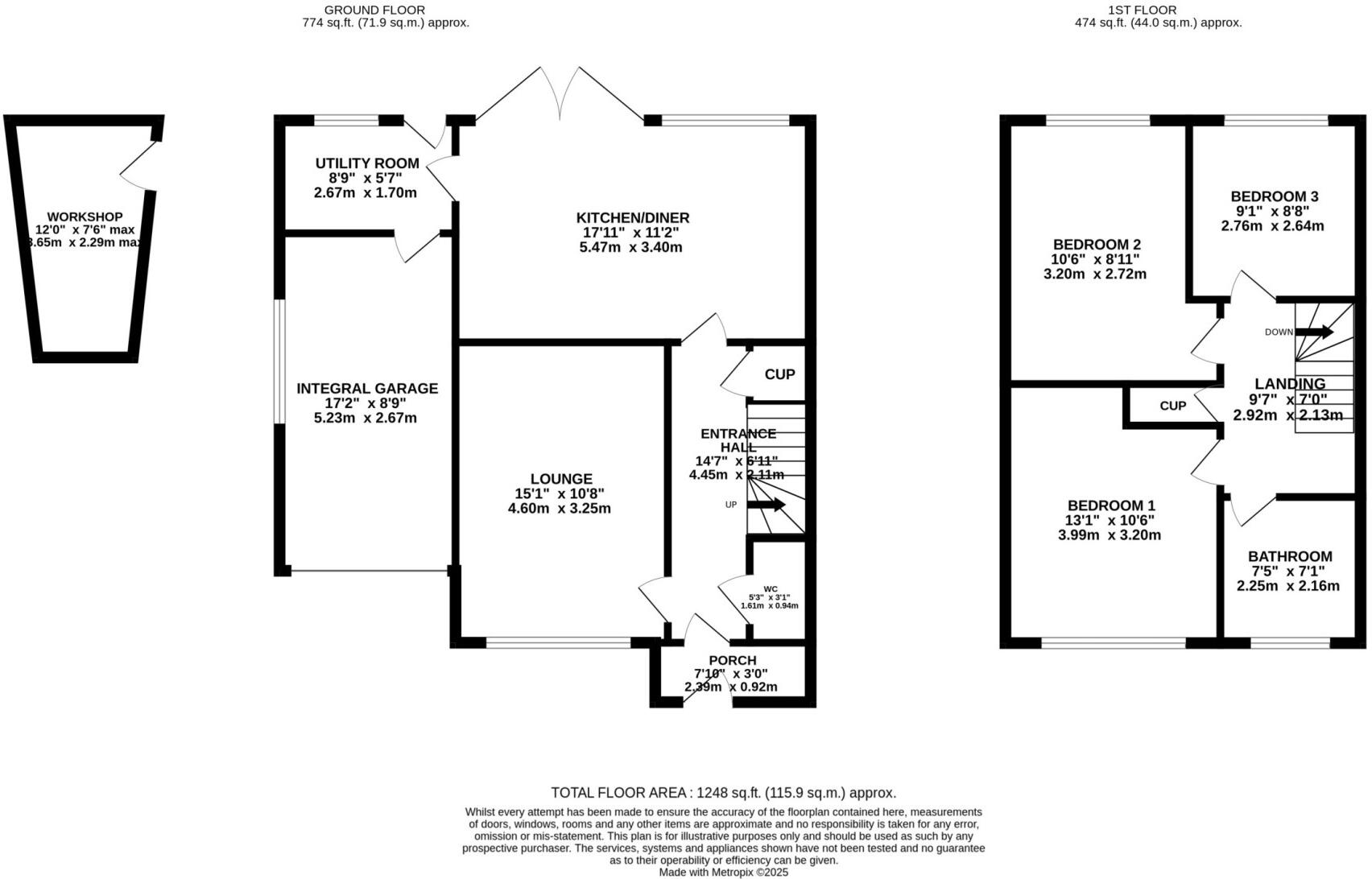 14 Close Caaig, Reayrt Ny Cronk, Peel, IM5 1GS floorplan