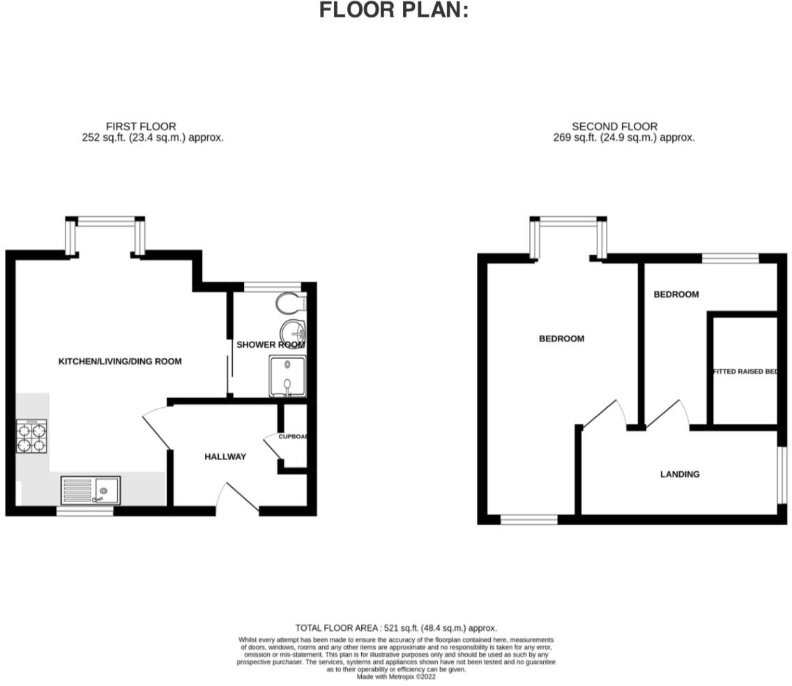 Alston Terrace, Exmouth floorplan