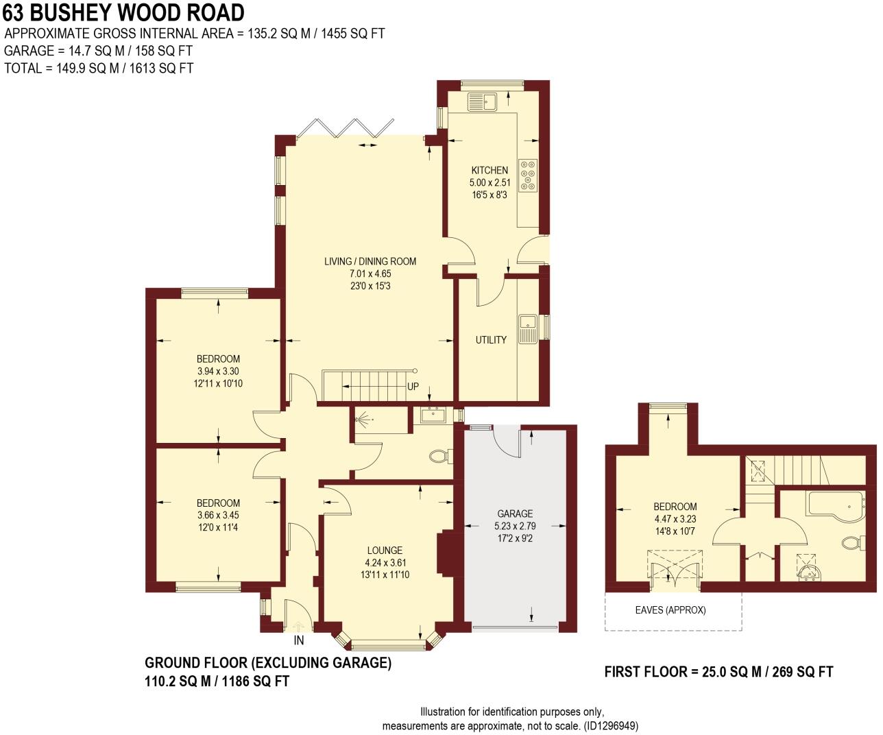 Bushey Wood Road, Dore, S17 3QA floorplan