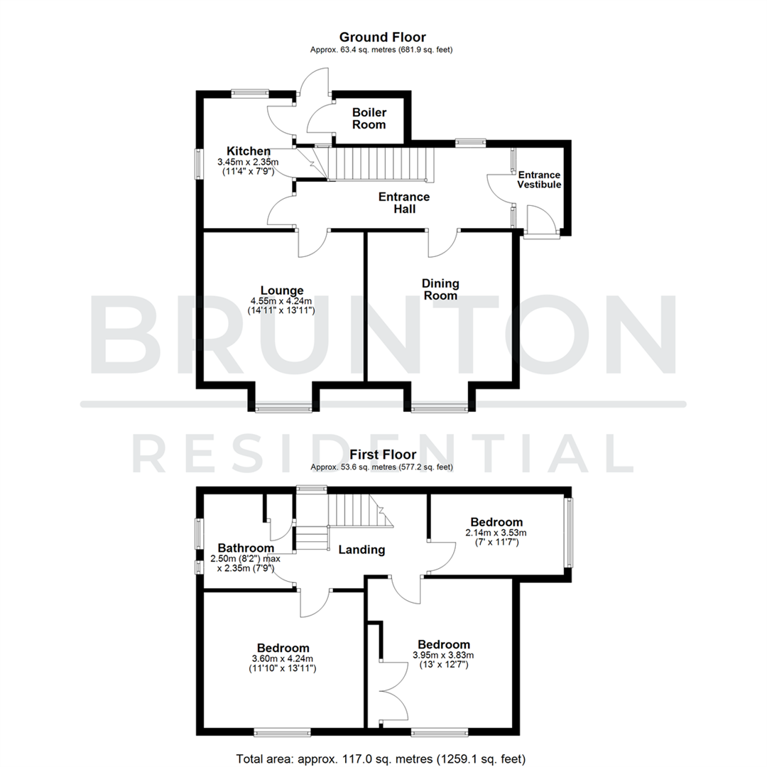Burncroft, Hexham, NE46 floorplan