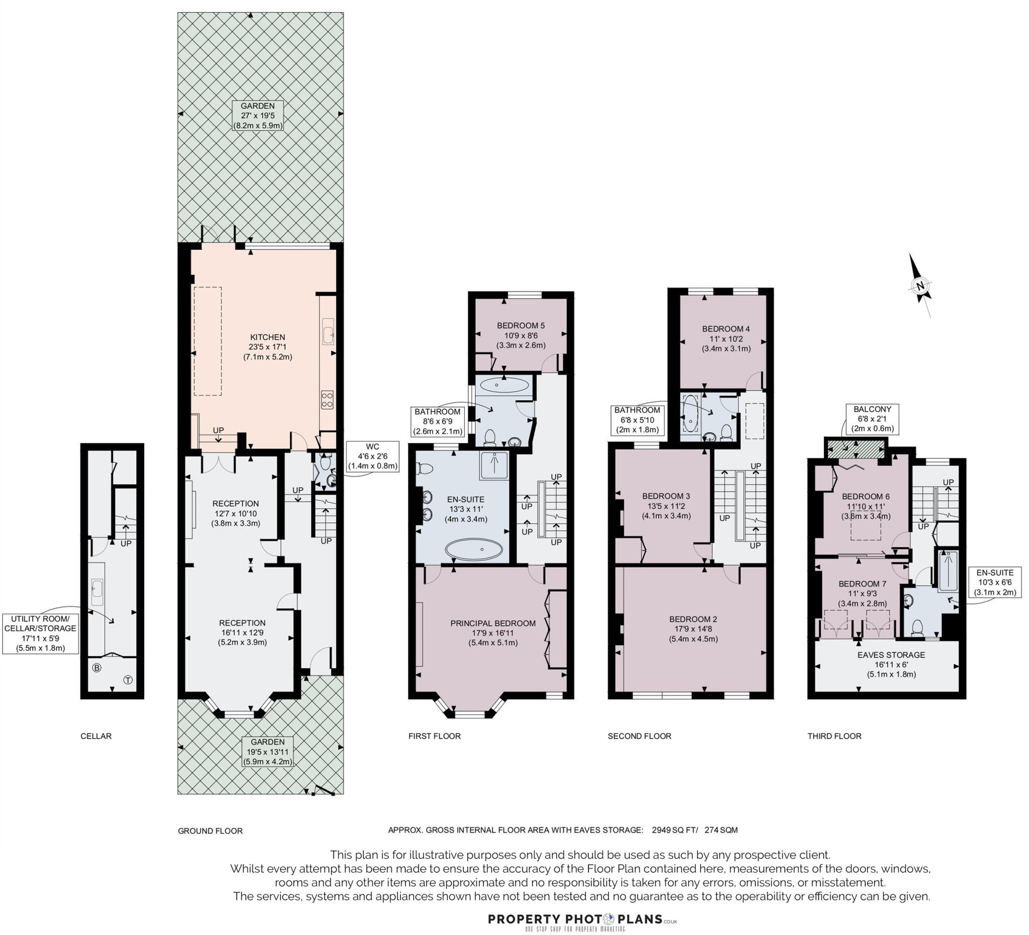 Melrose Gardens, London, W6 floorplan