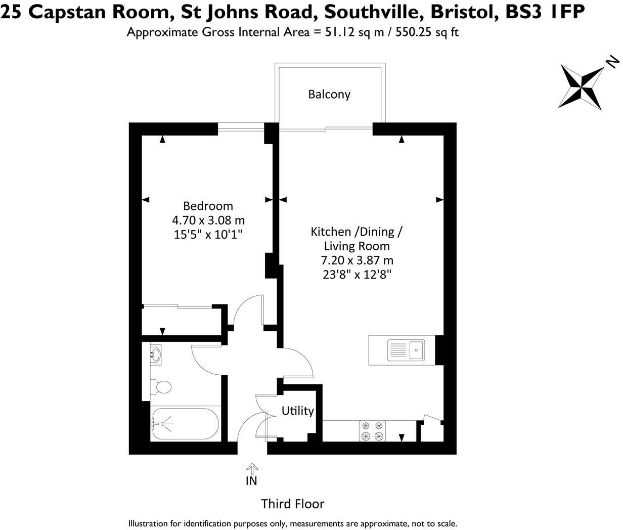 St. Johns Road, Southville, Bristol floorplan