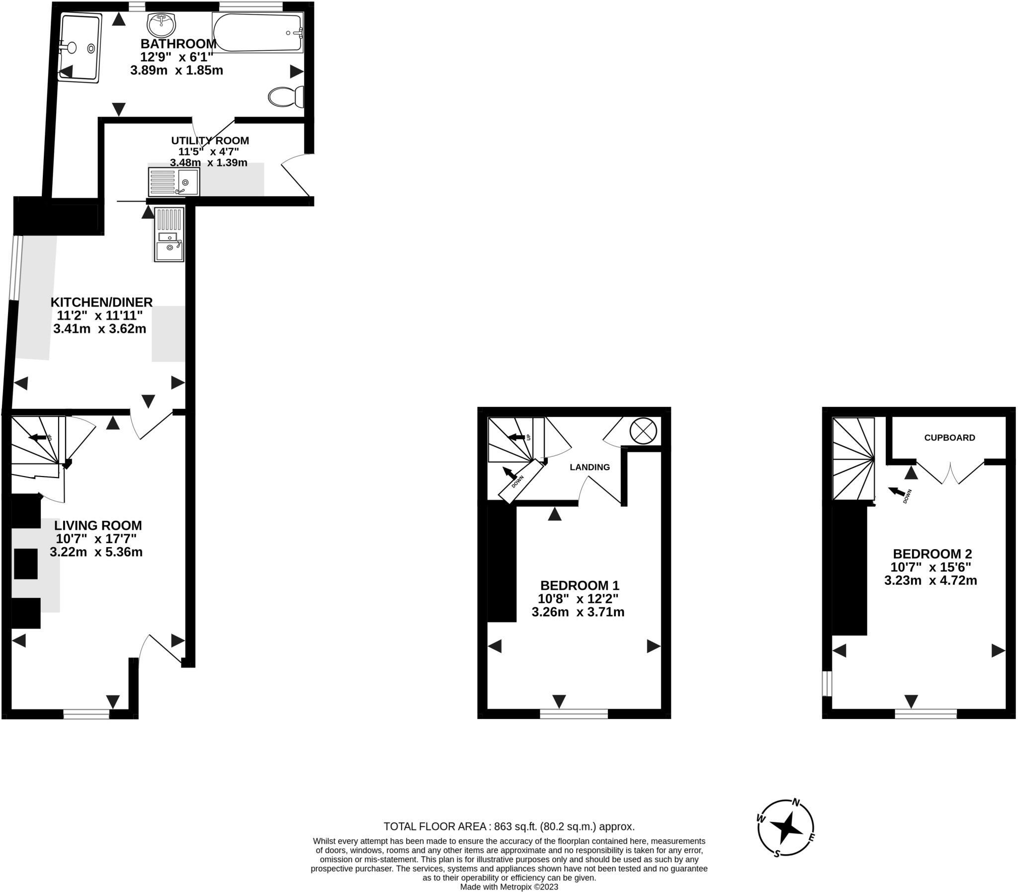 Moretonhampstead, Devon floorplan