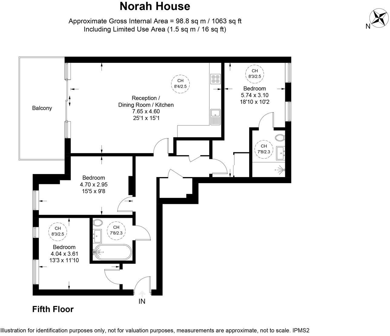 Summerstown, Earlsfield, SW17 floorplan