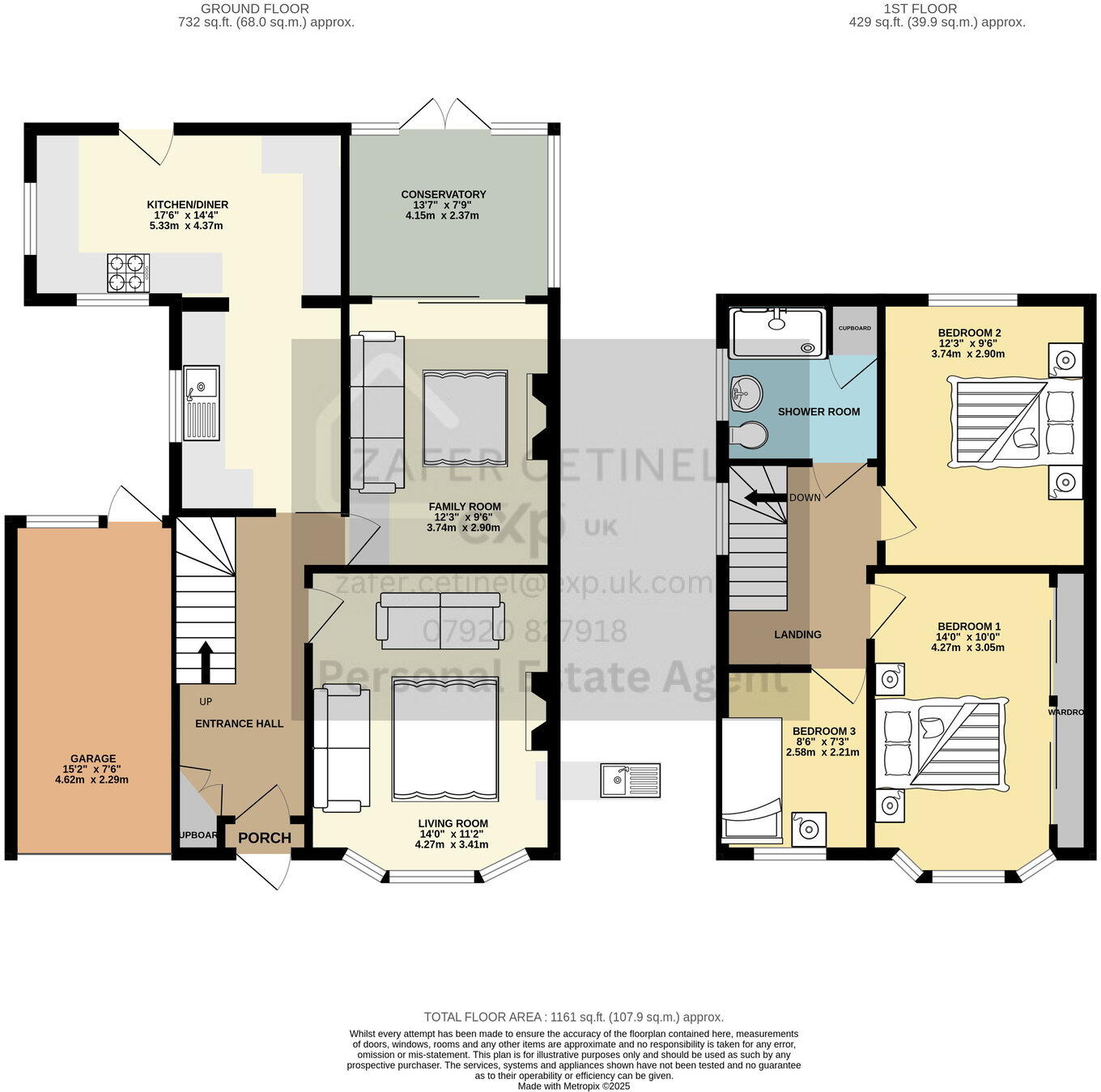 Elm Close, Prestbury, Cheltenham, GL52 3ED floorplan