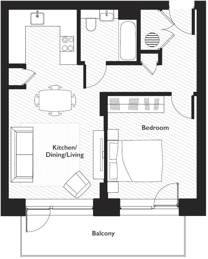 The Didsbury, East Ham floorplan