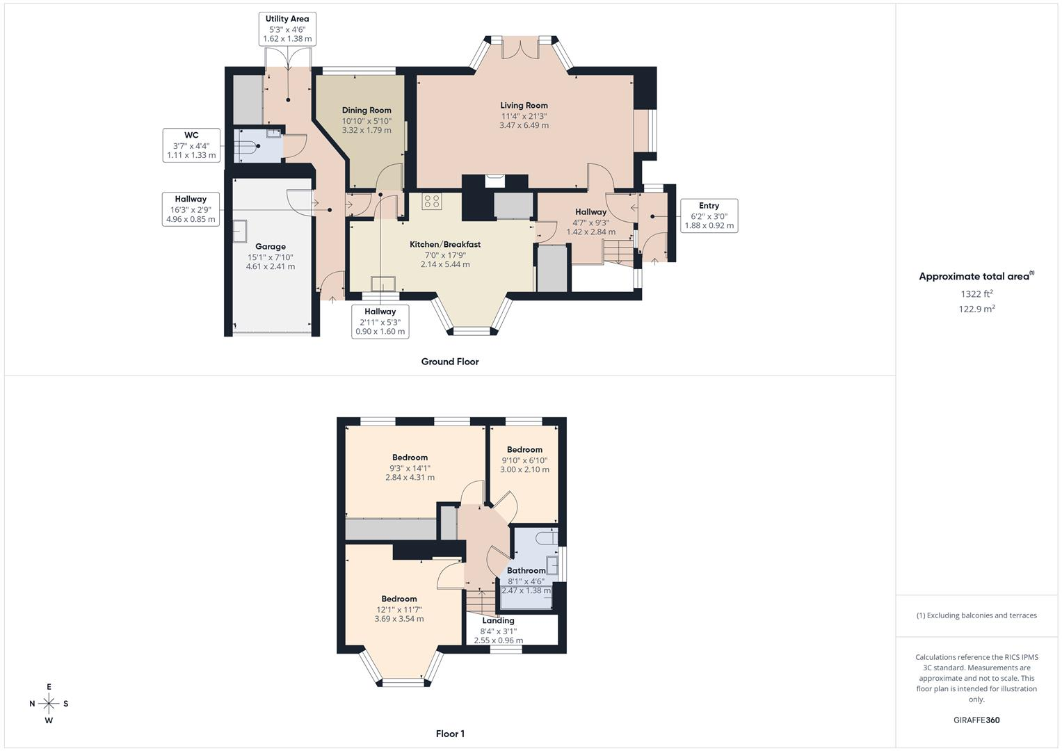 Coniston Road, Marden Estate floorplan