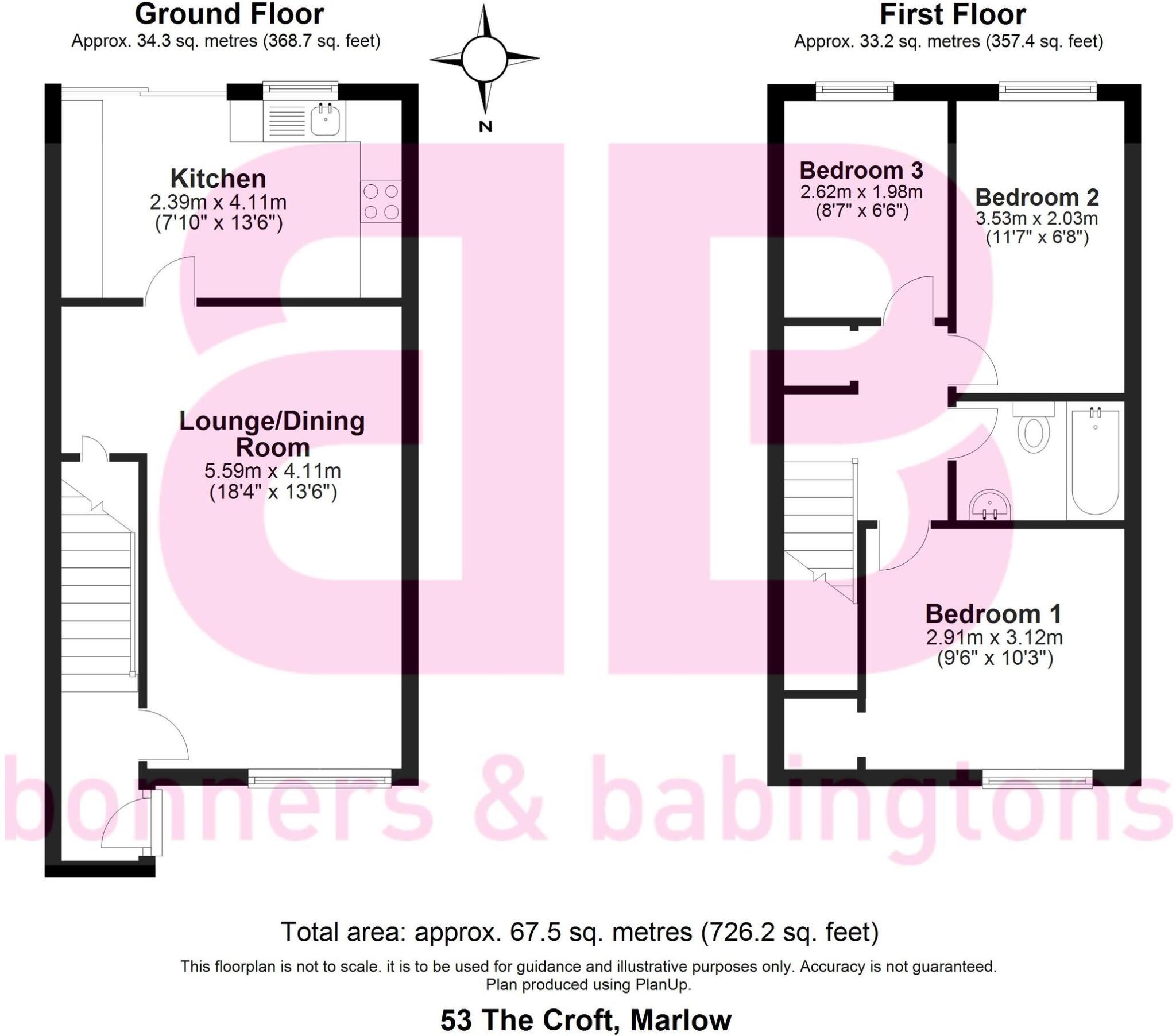 The Croft, Marlow, Buckinghamshire floorplan