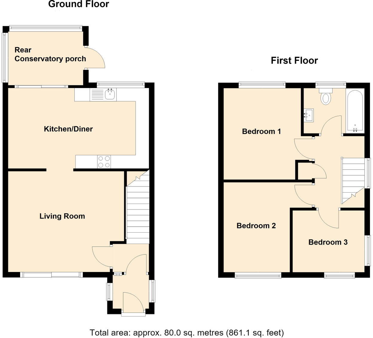 Hamilton Close, Bideford, EX39 floorplan