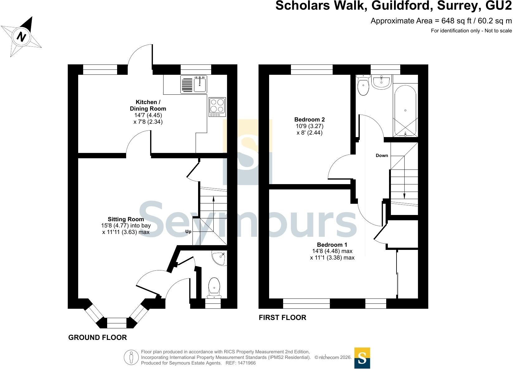 Scholars Walk, Guildford, Surrey, GU2 floorplan