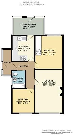 Osgodby Crescent, Scarborough floorplan