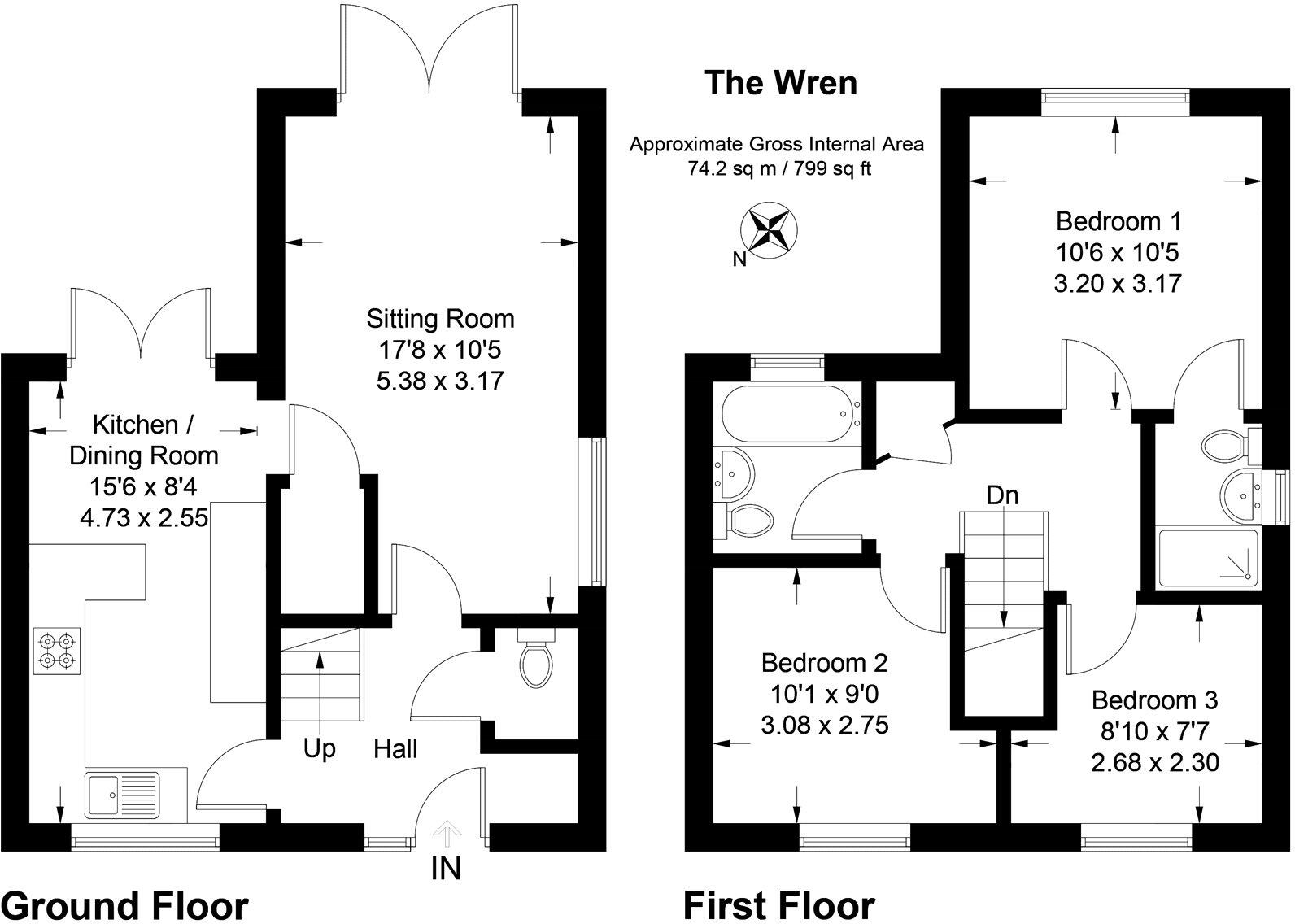 The Wren, Aldbourne Road, Baydon, Marlborough, SN8 floorplan