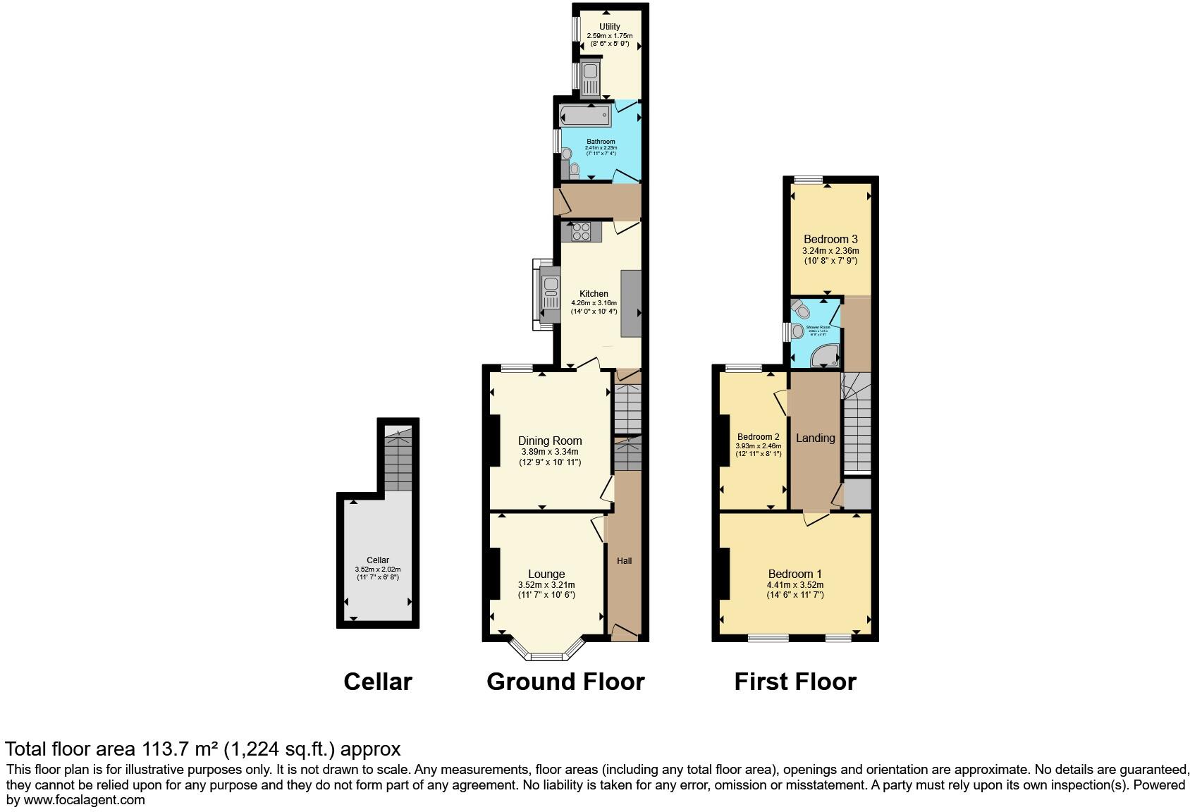 High Lane, Burslem, Stoke-on-trent, ST6 floorplan