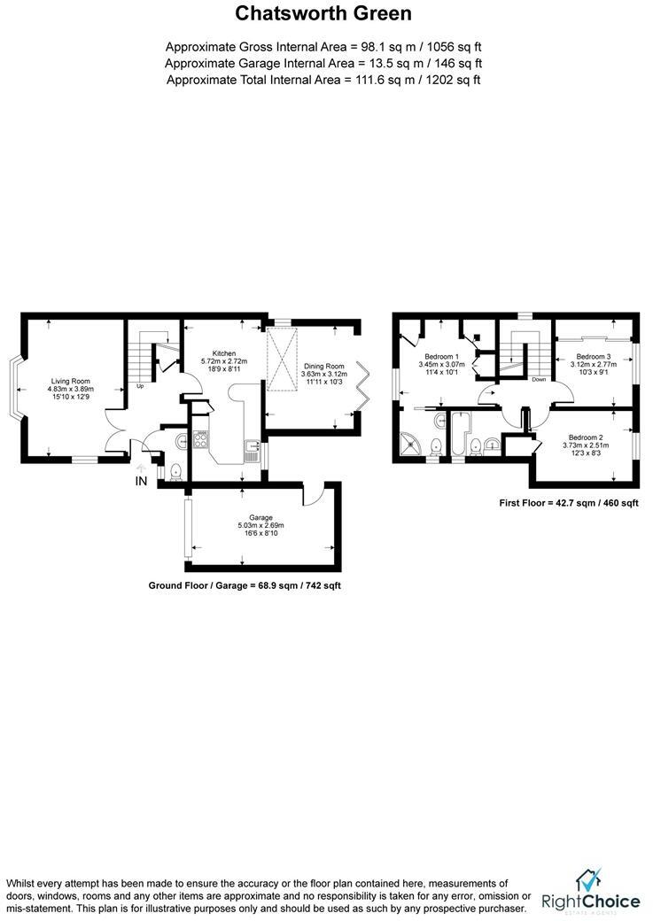 Chatsworth Green, Hatch Warren, Basingstoke floorplan