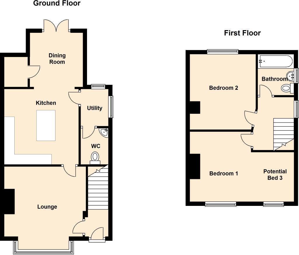Bar Lane, Staincross, Barnsley, S75 6GE floorplan