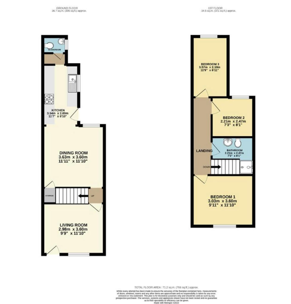 Portland Street, Chesterfield floorplan
