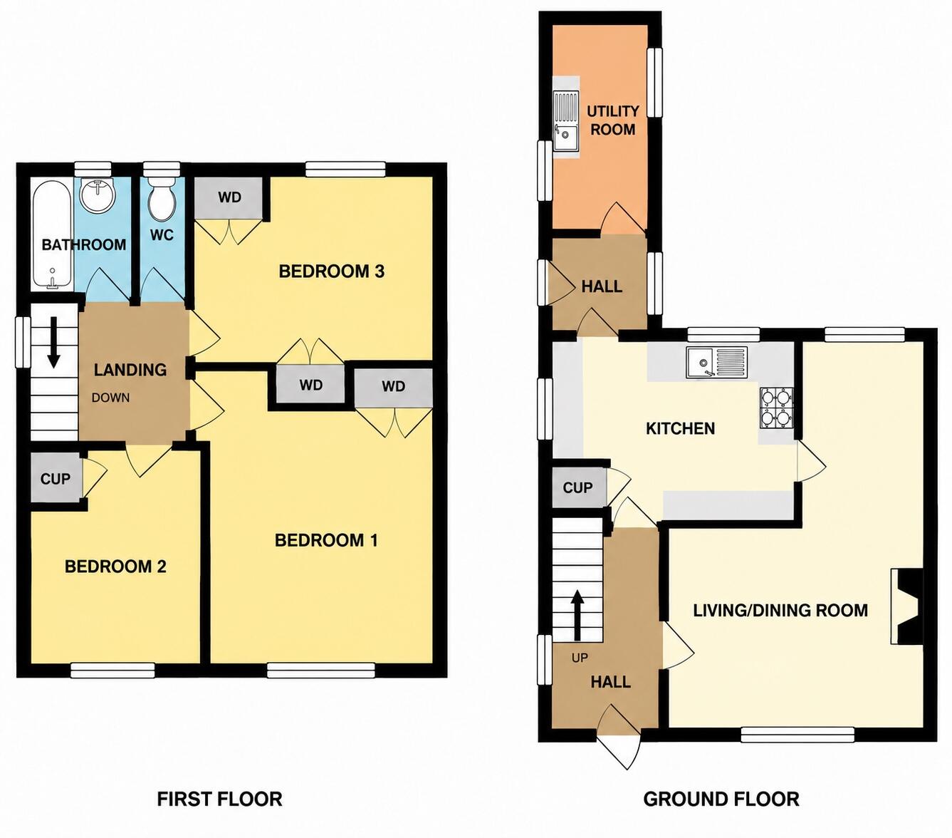 Heard Crescent, Beeston, Nottinghamshire floorplan