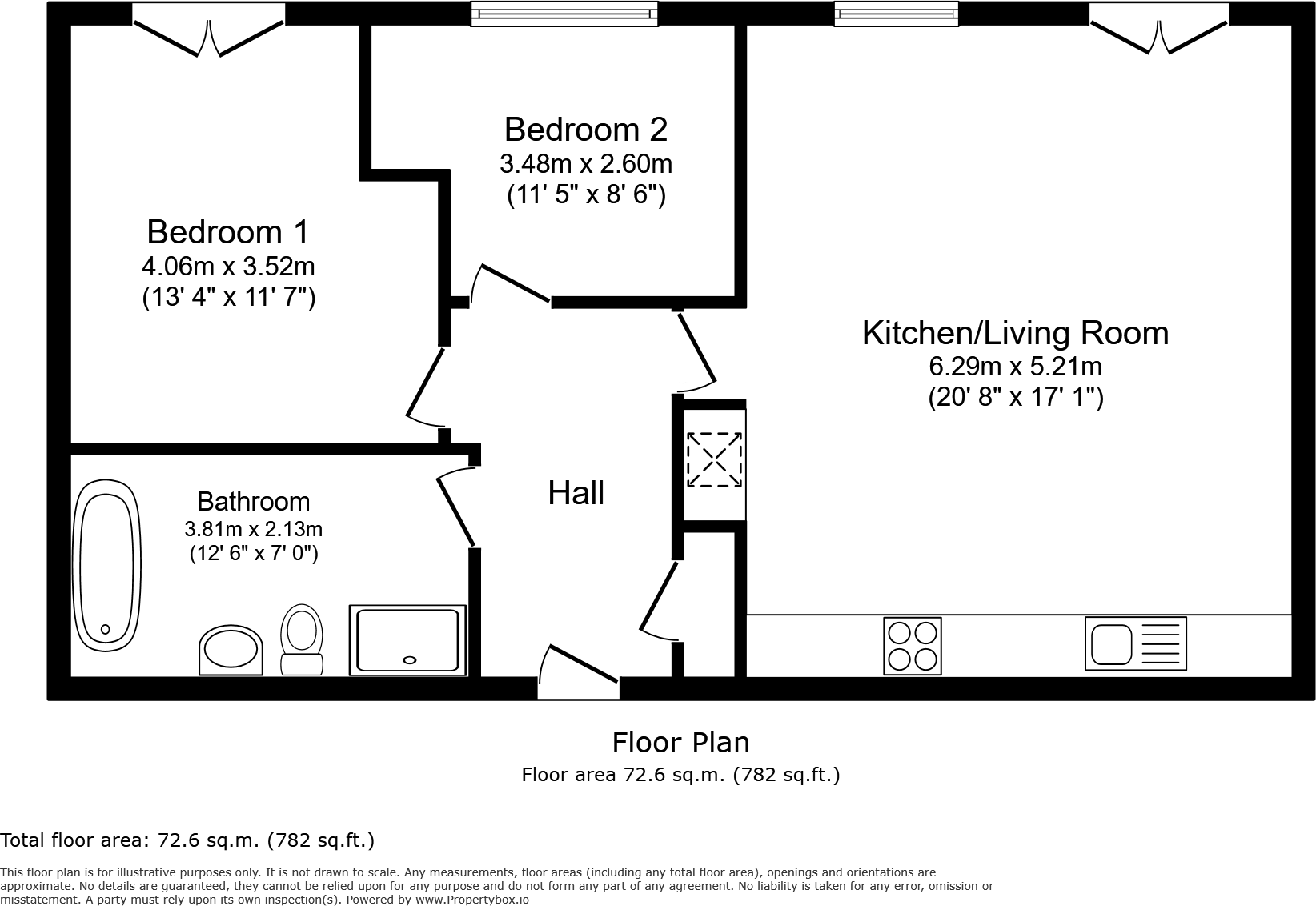 Firth Street, Huddersfield floorplan
