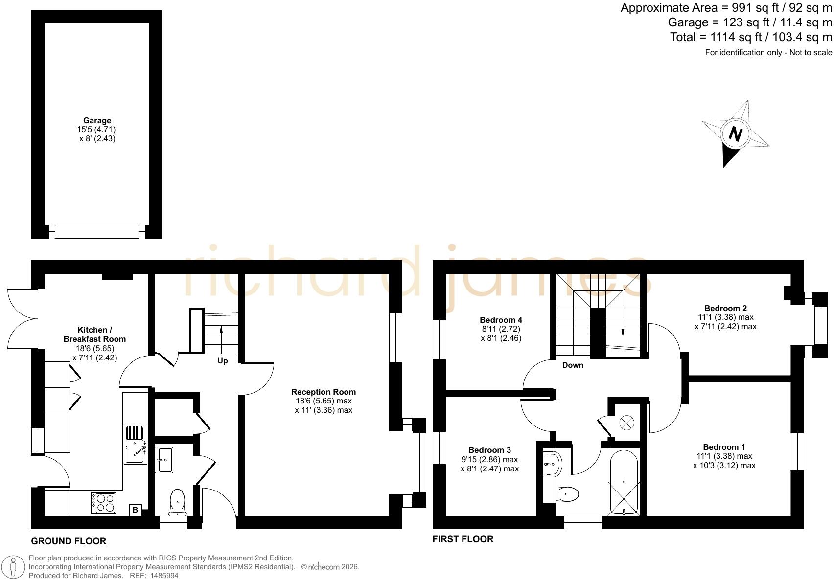Delamere Drive, Stratton St Margaret, Swindon, SN3 floorplan
