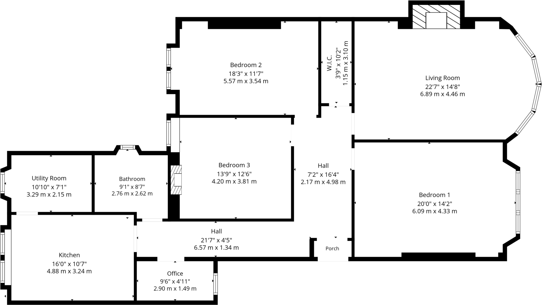 1/1, 103 Fotheringay Road, Pollokshields, G41 4LH floorplan