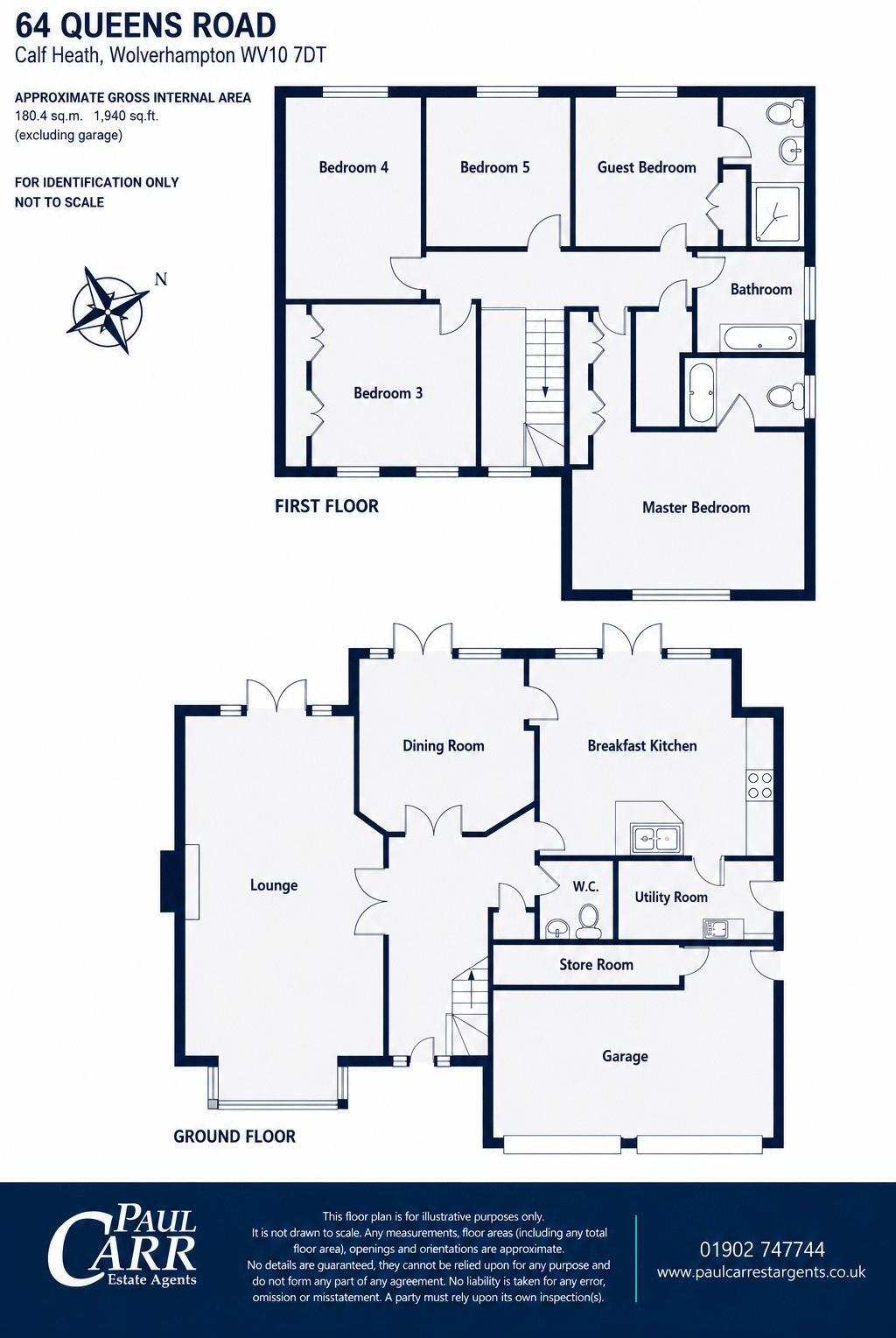 Queens Road, Calf Heath, Wolverhampton floorplan