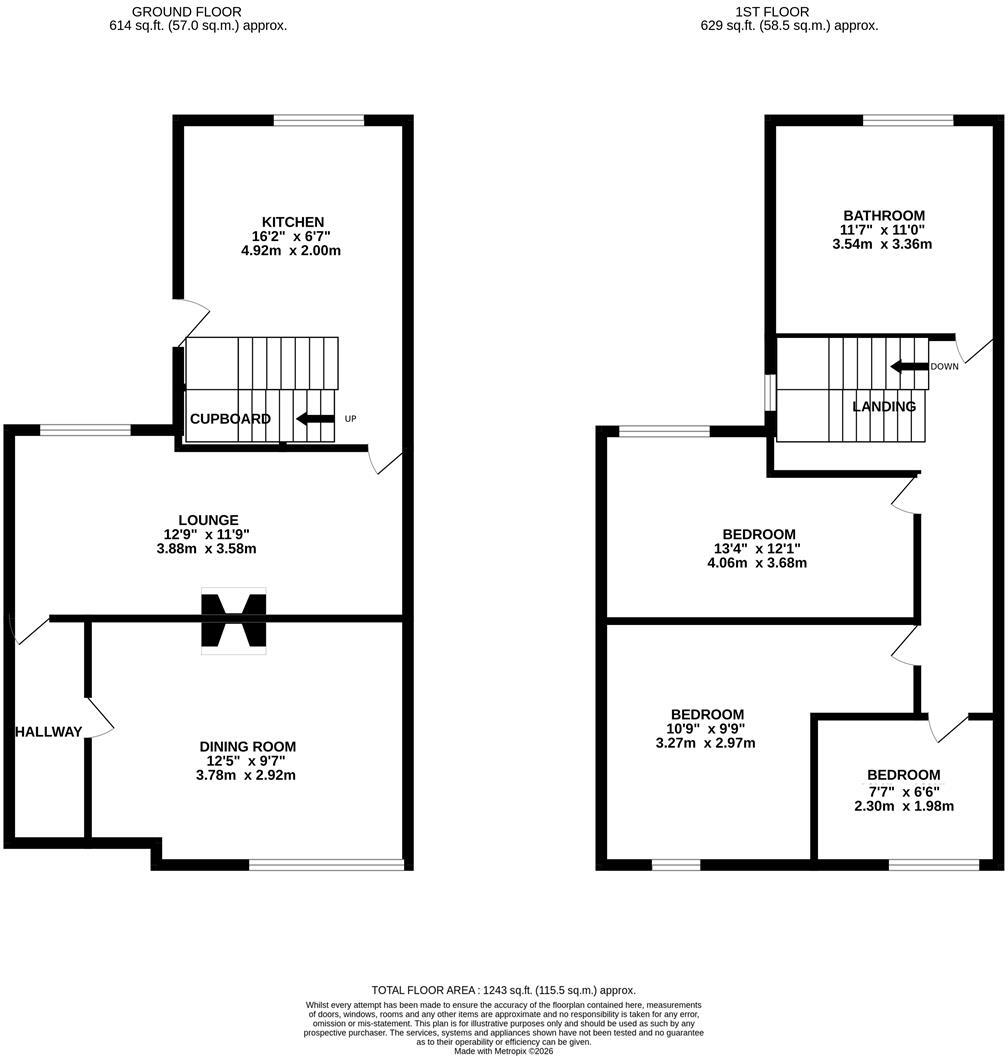 Bath Street, Market Harborough floorplan
