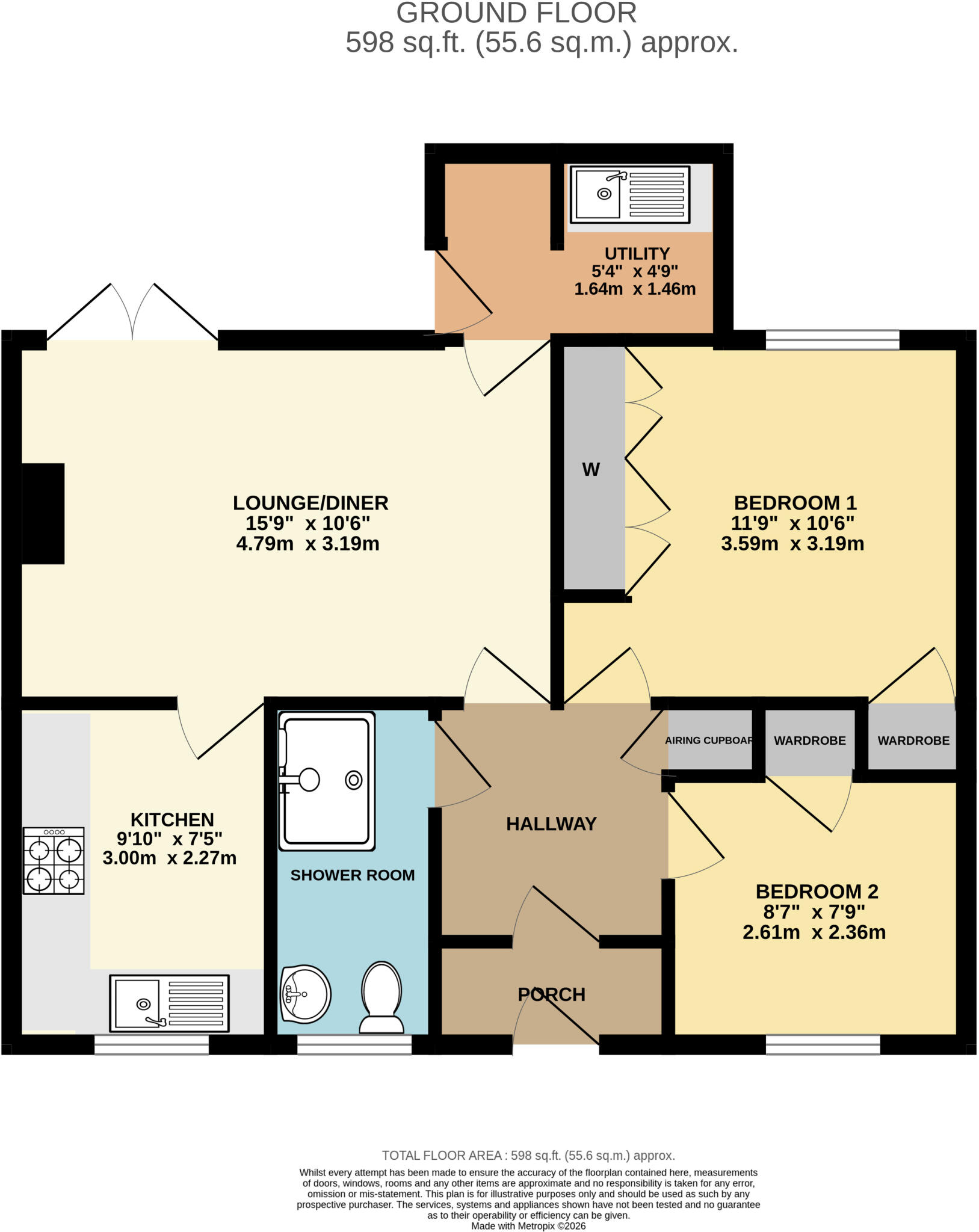 Rectory Close, Wrafton, Braunton, Devon, EX33 floorplan