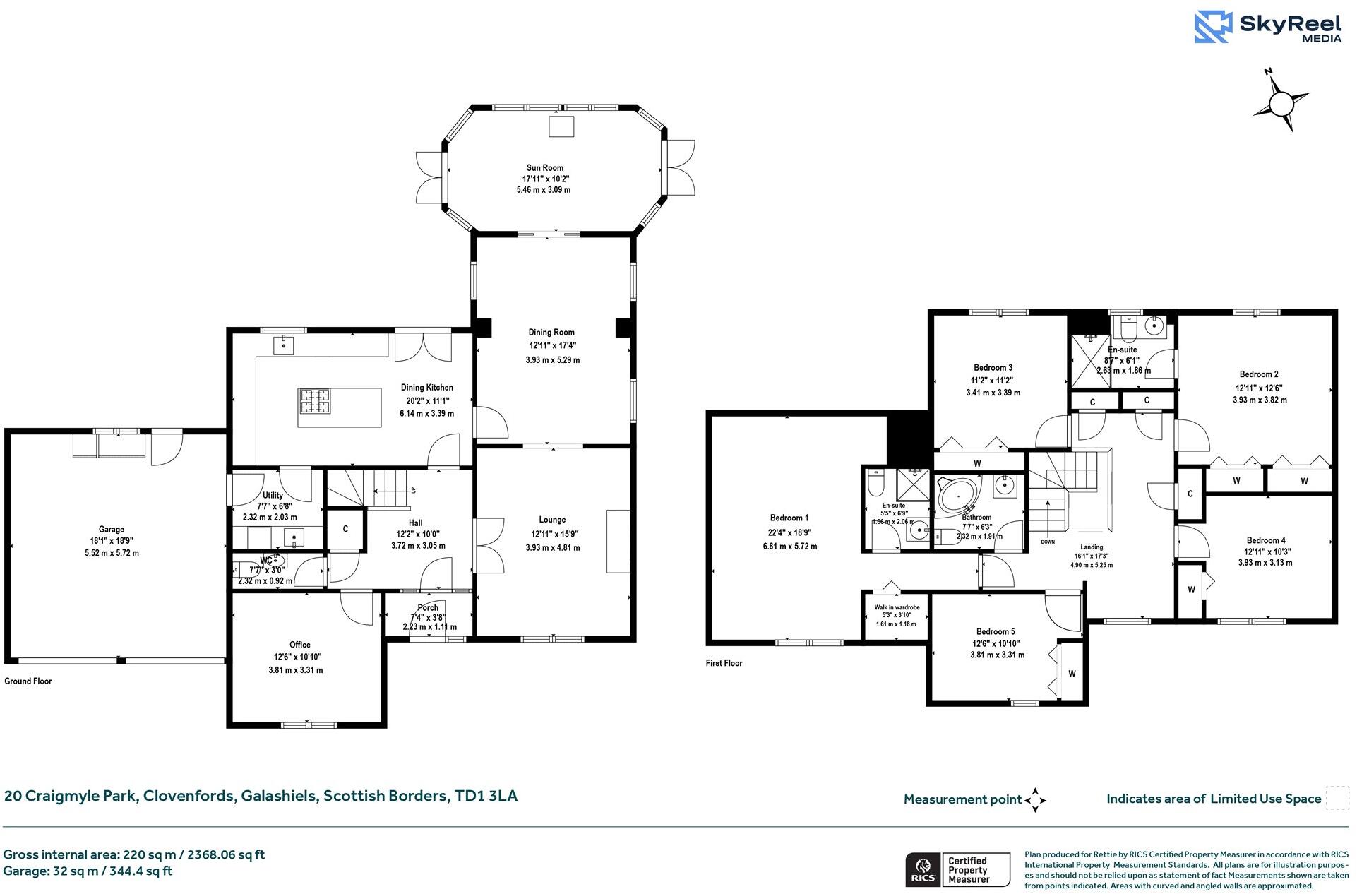 20, Craigmyle Park, Clovenfords, Galashiels, Scottish Borders floorplan