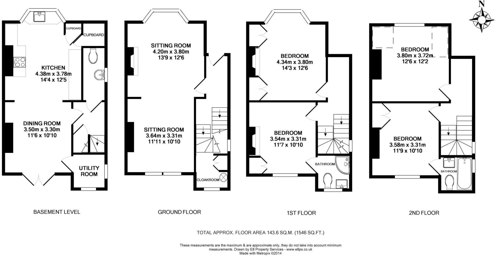 Richmond Road, Central Oxford floorplan