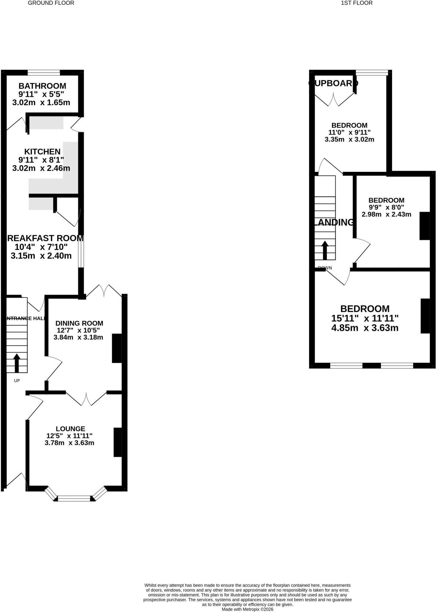 St. Michaels Road, Aldershot, Hampshire, GU12 floorplan