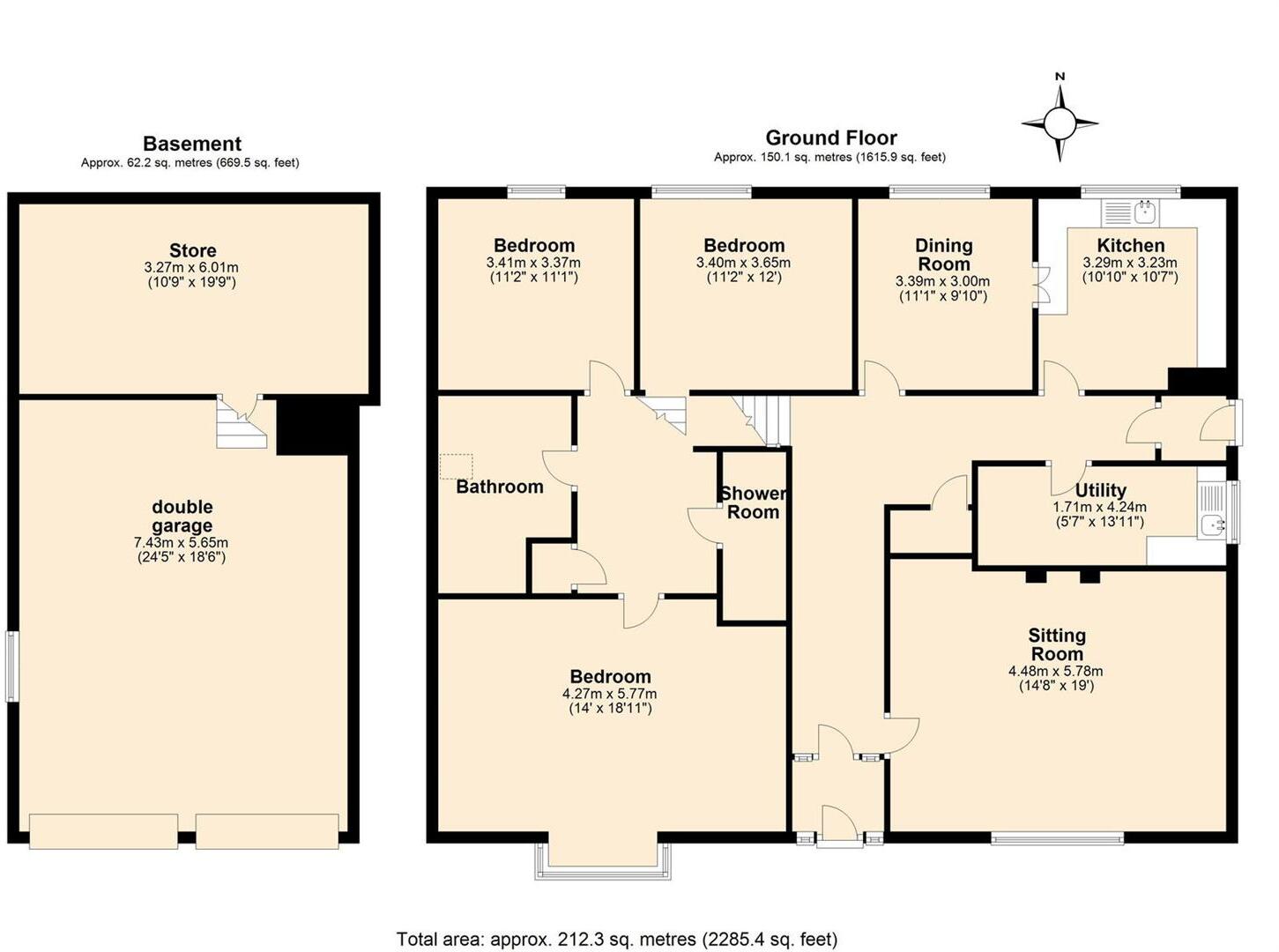 Old High Road, Roydon floorplan