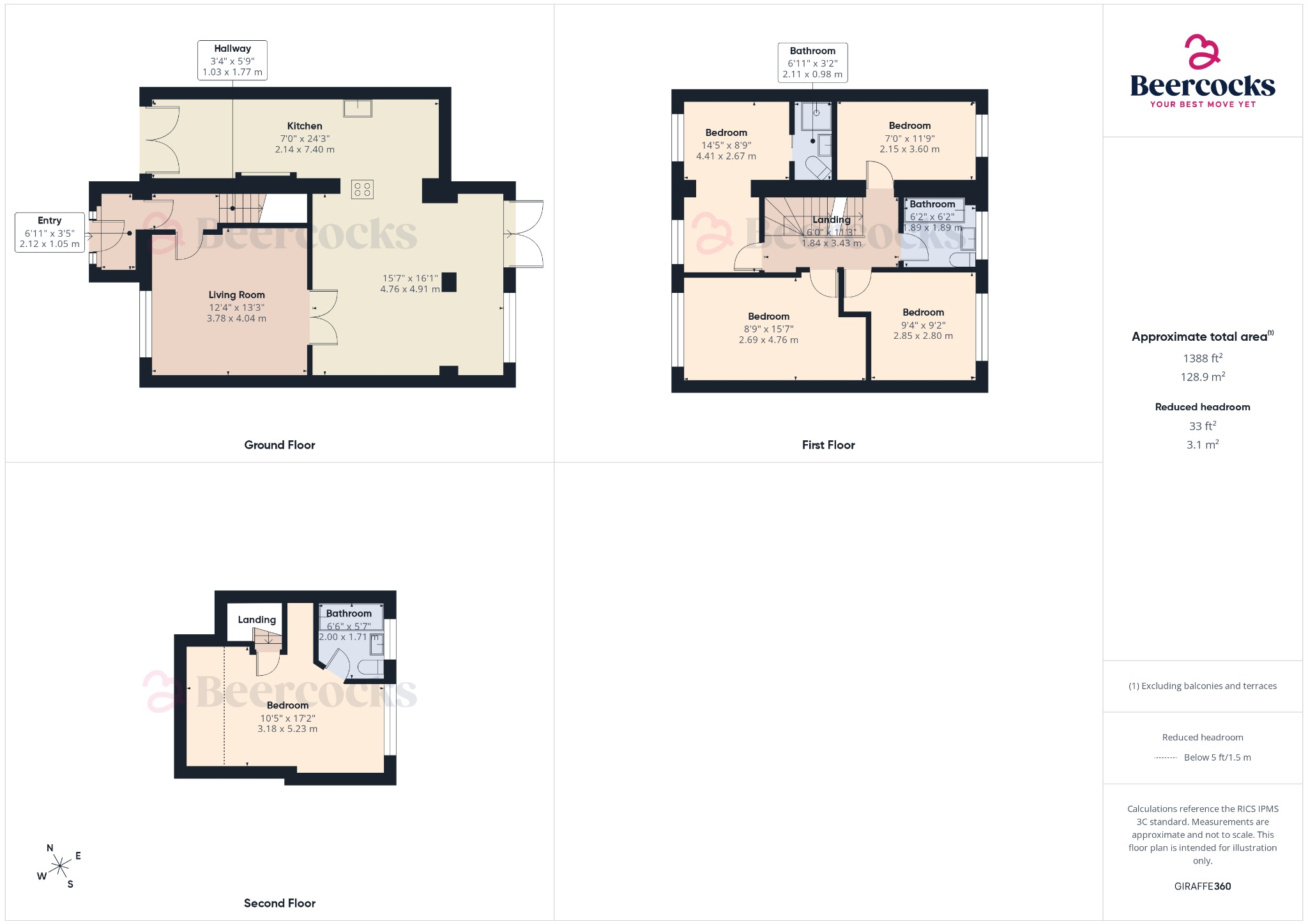 Danby Close, Hull, HU8 9LQ floorplan