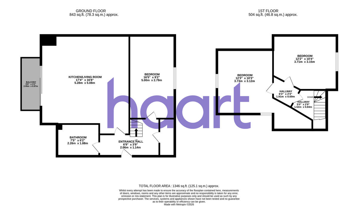 Baddow Road, Chelmsford floorplan