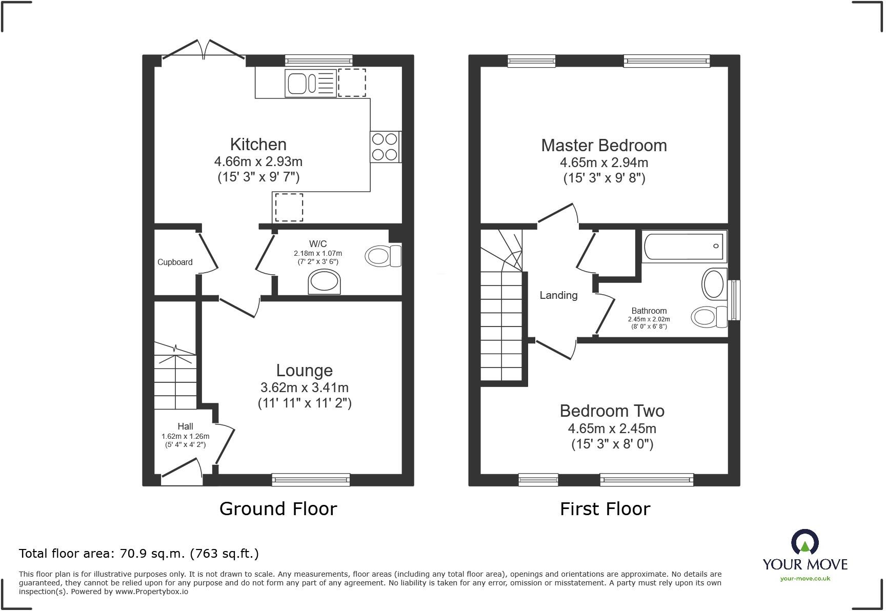 Long Croft Crescent, Hayle, Cornwall, TR27 floorplan