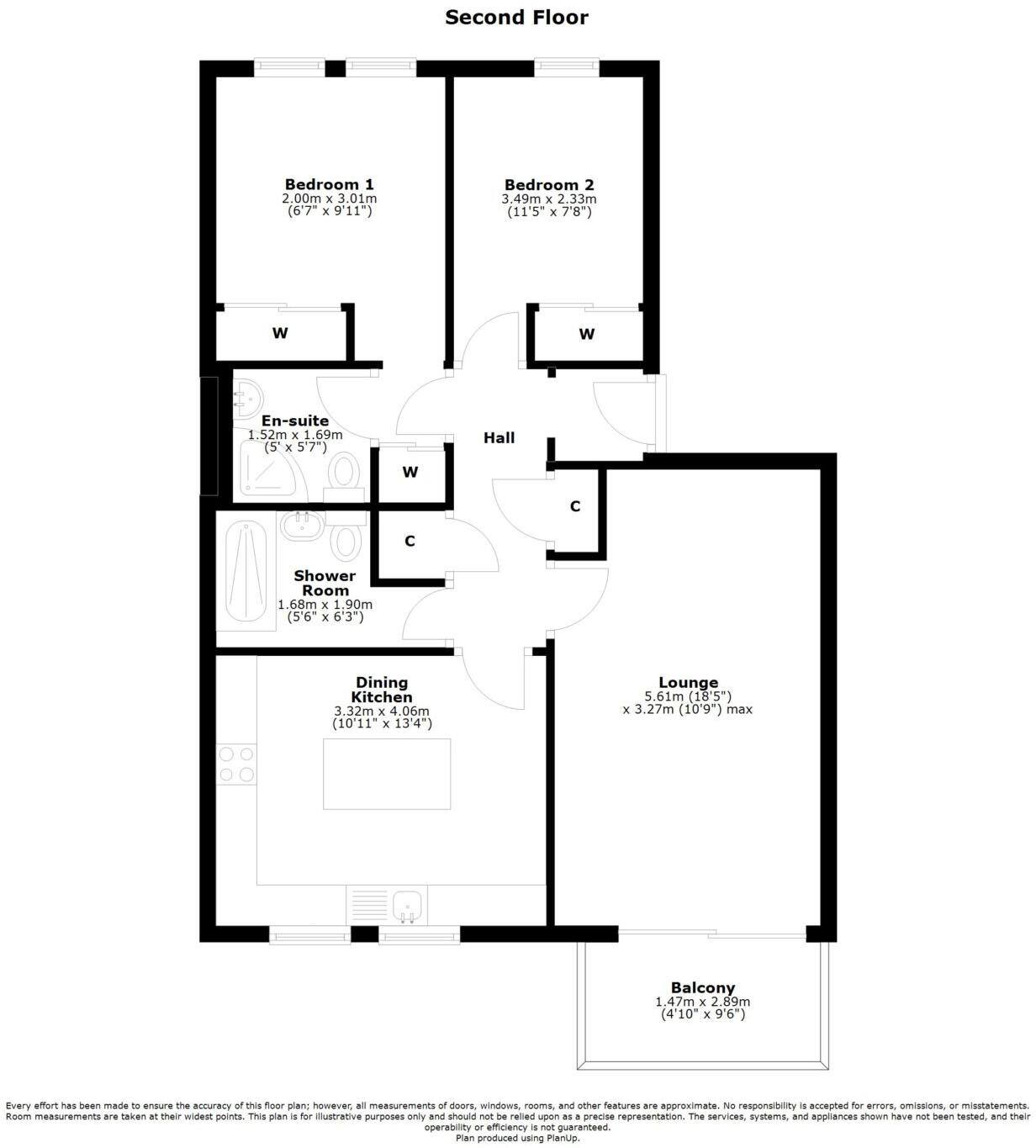 33 Underbank, Largs, KA30 8SS floorplan