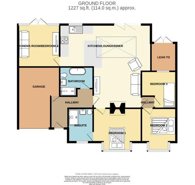 Avon Road, Canvey Island floorplan