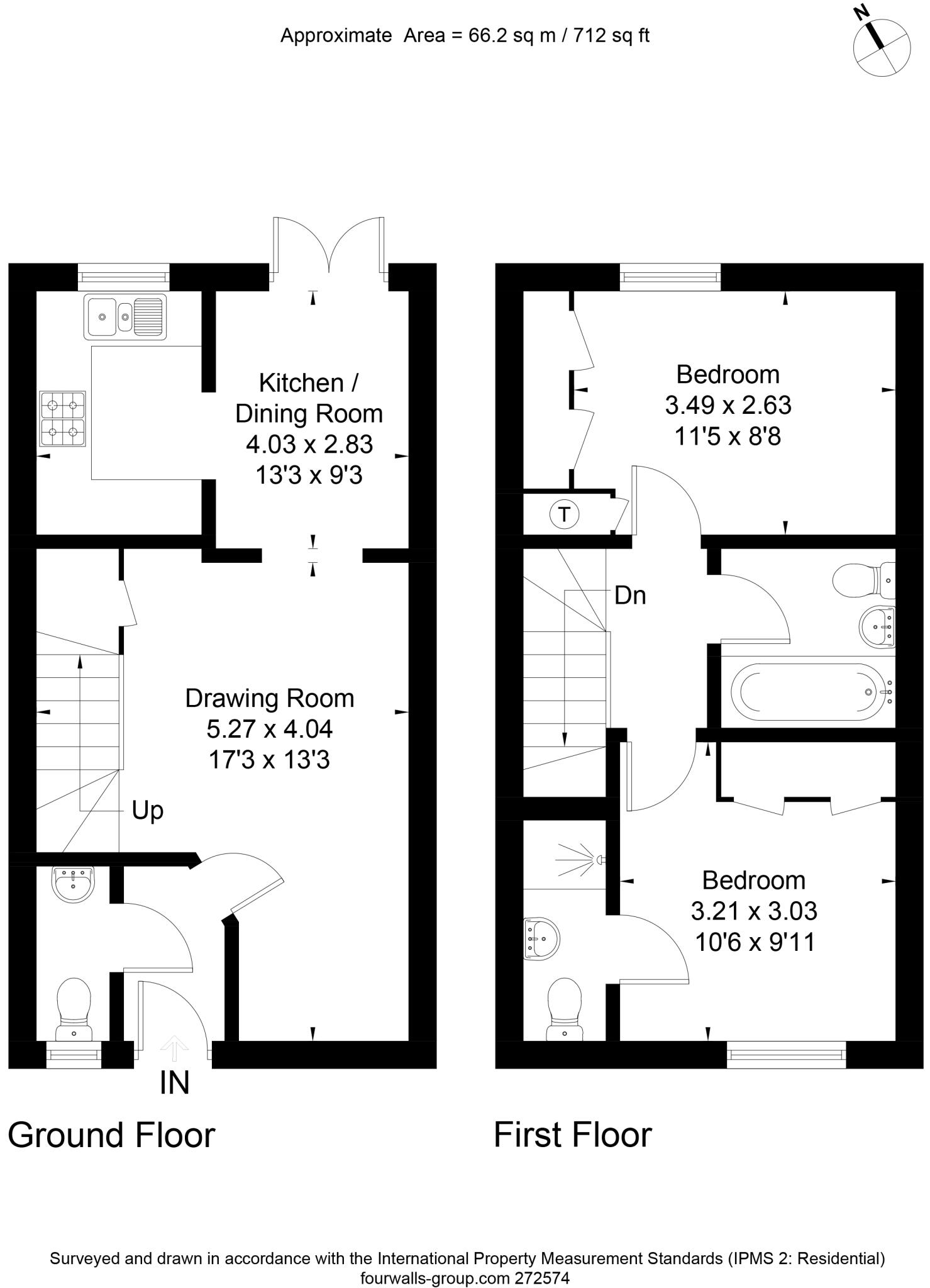 Fern Lea, Badshot Lea, Farnham, GU9 floorplan
