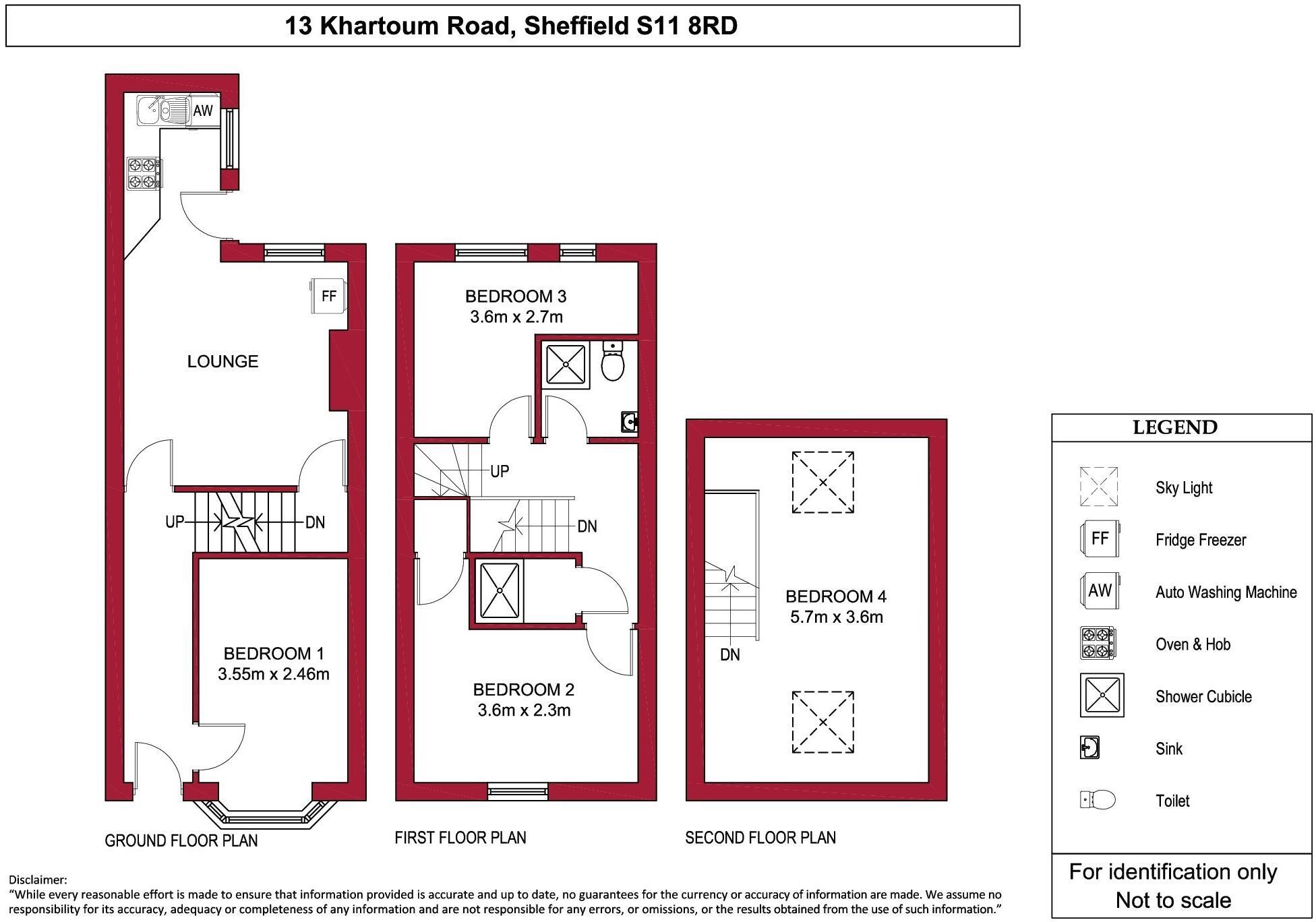 13 Khartoum Road, Ecclesall  floorplan