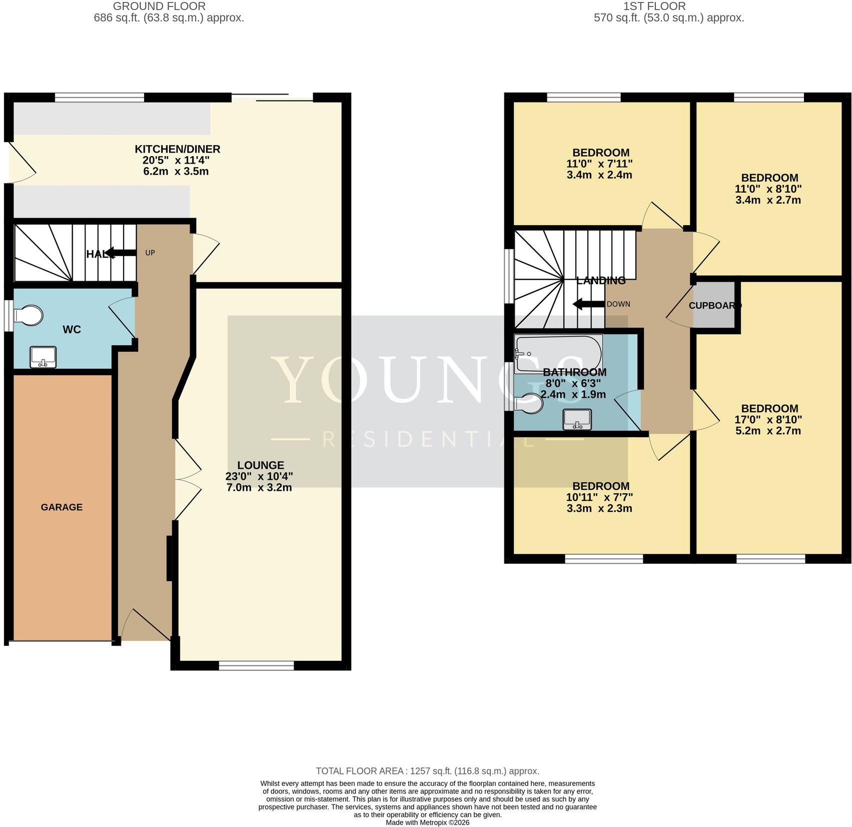 Church Parade, Canvey Island, SS8 floorplan