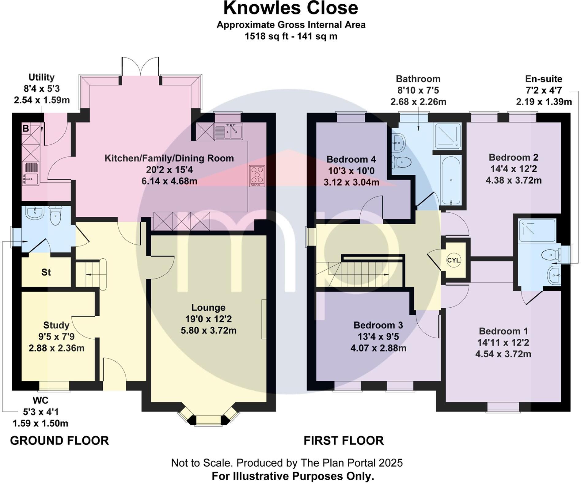 Knowle Close, Nunthorpe, TS7 floorplan