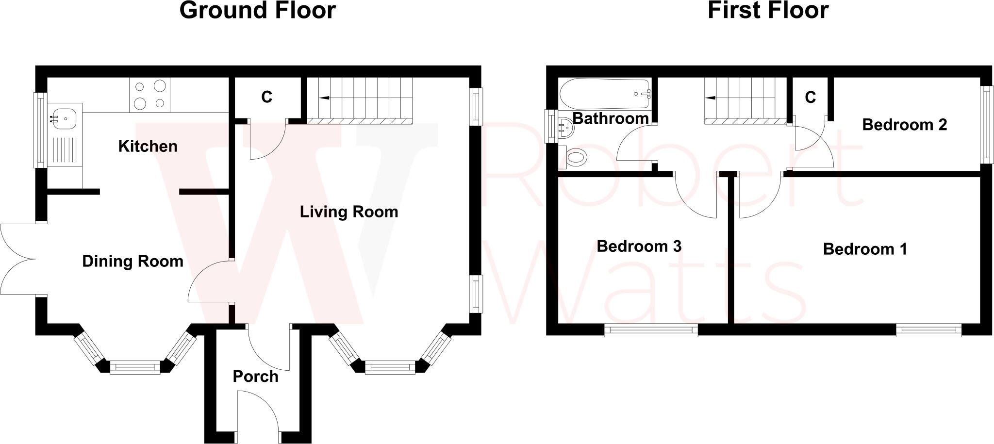 Weavers Croft, Rawfolds, Cleckheaton, West Yorkshire, BD19 floorplan