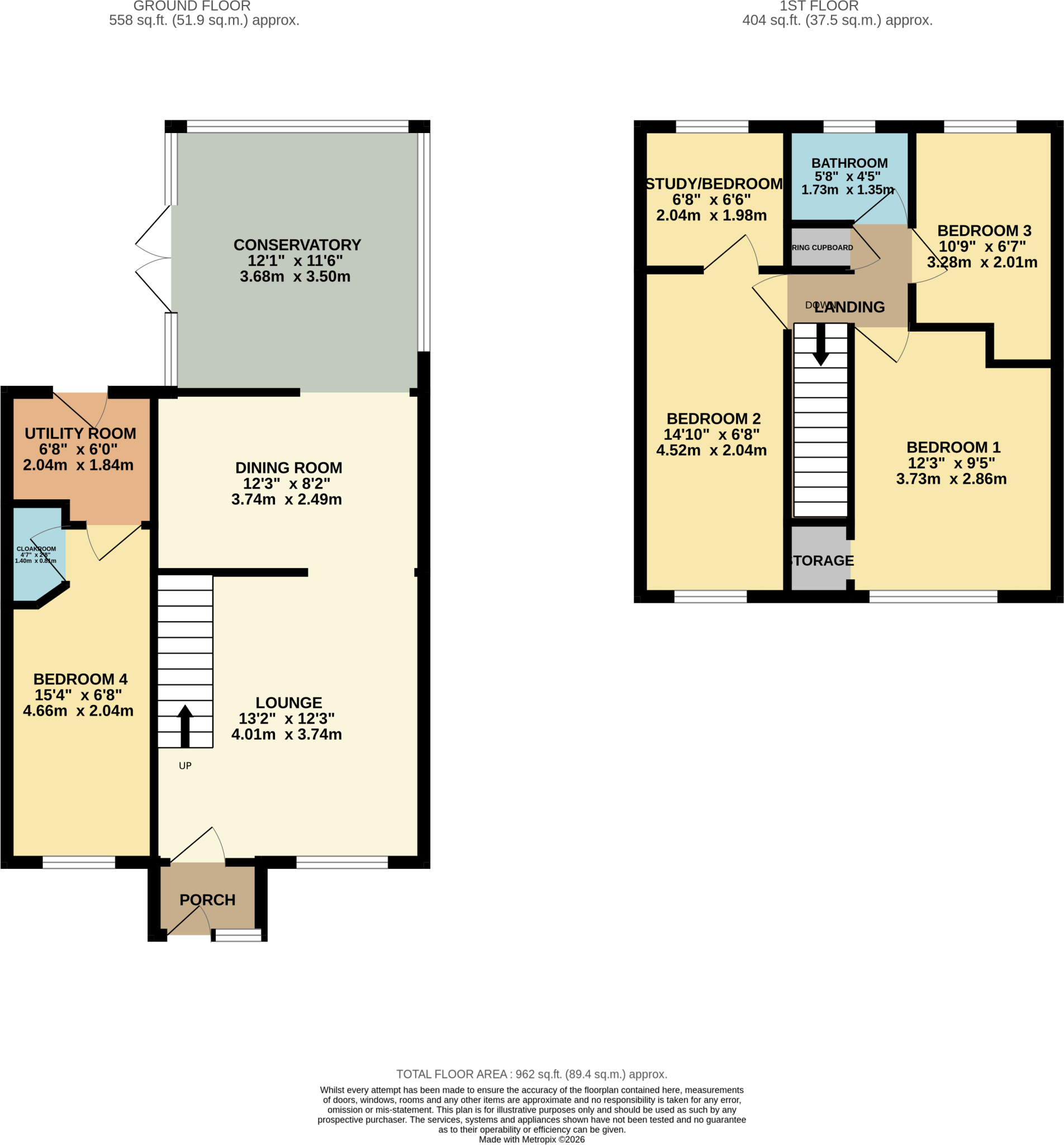 Linnet Close, Luton, Bedfordshire, LU4 floorplan
