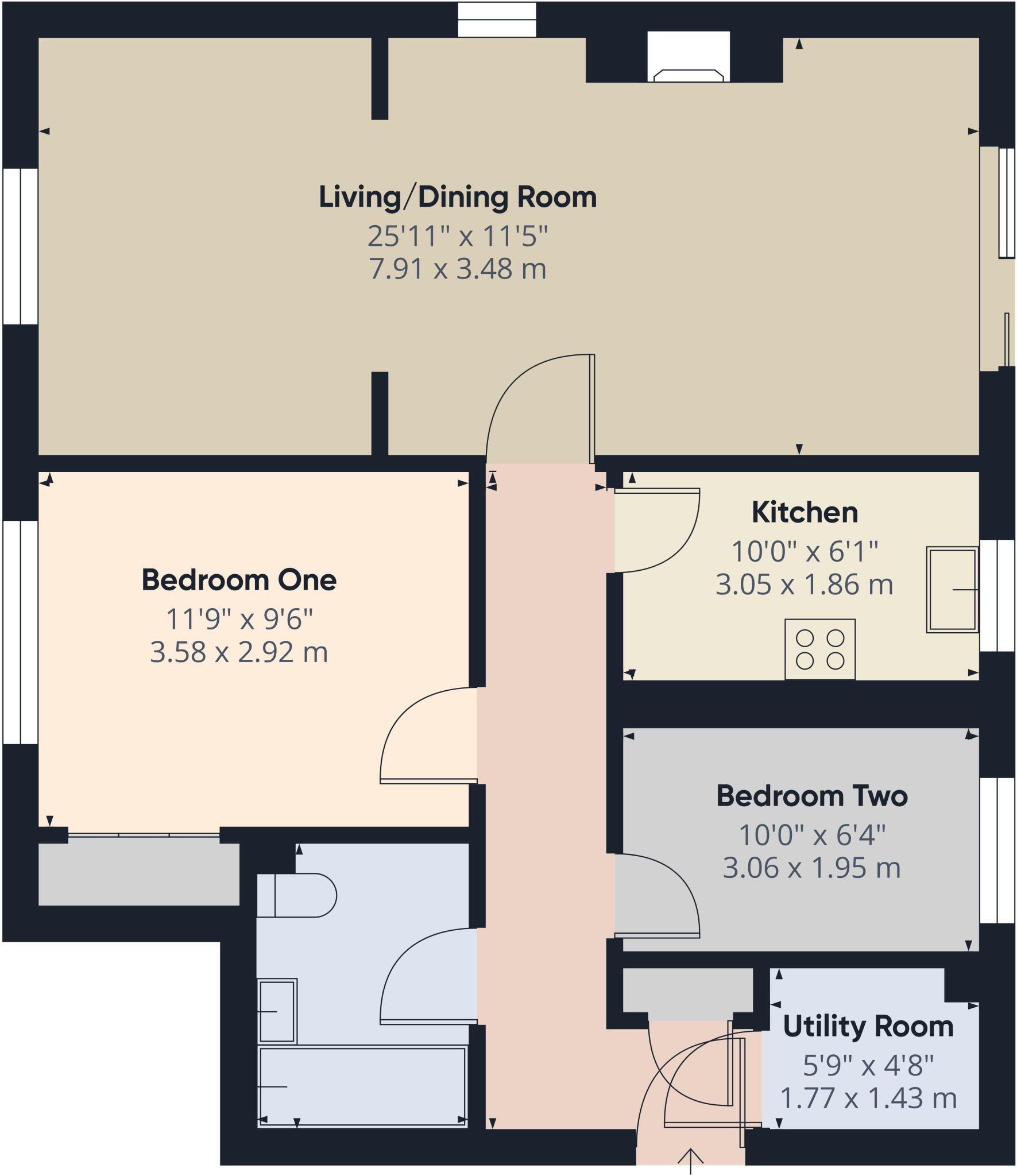 Meade Court , Walton On The Hill floorplan