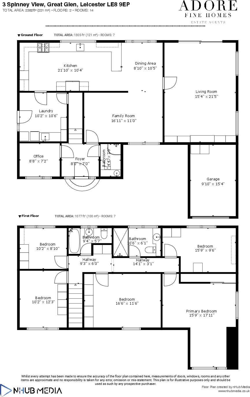 Spinney View, Great Glen, LE8 floorplan