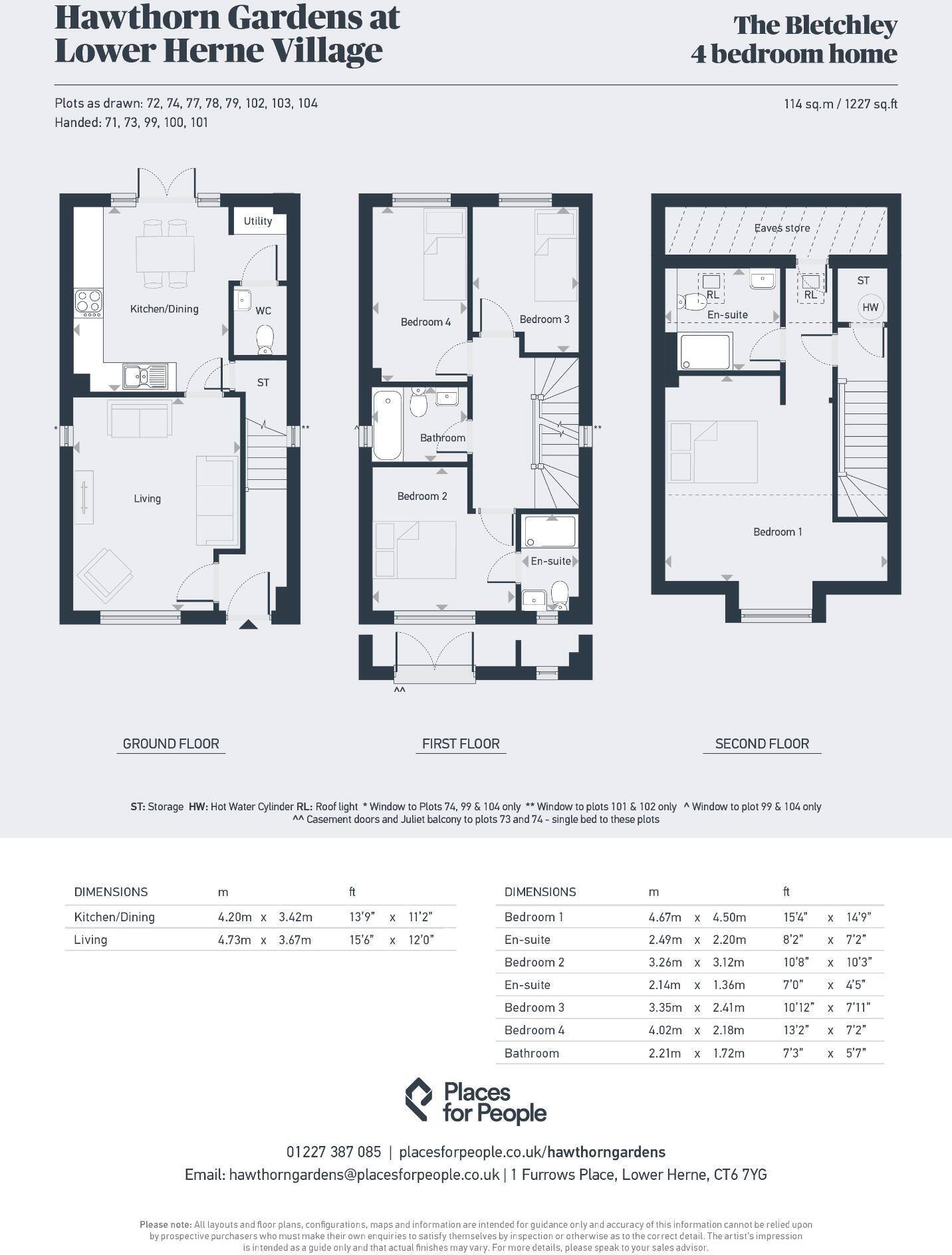 1 Furrows Place
Lower Herne
CT6 7YG floorplan