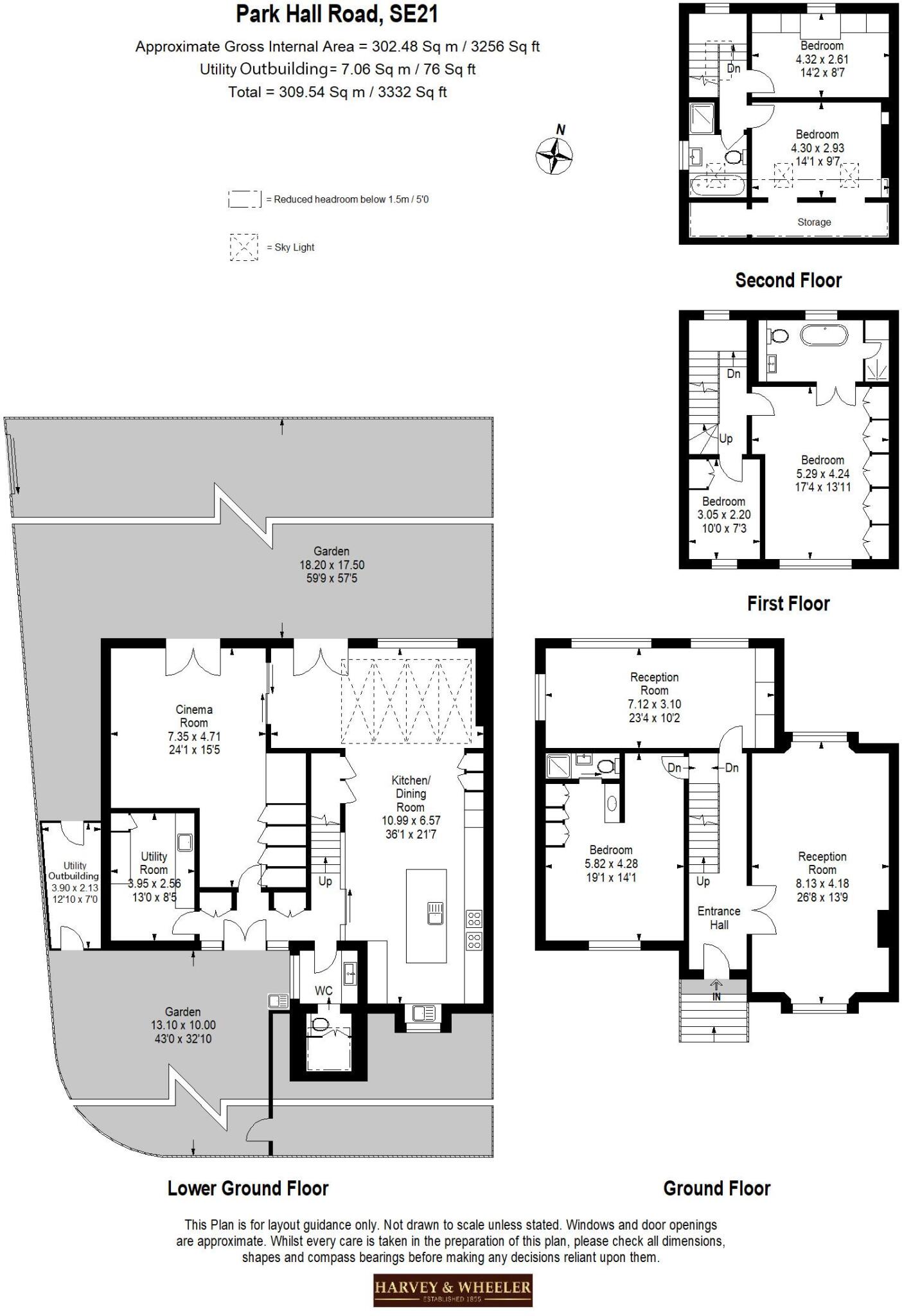 Park Hall Road, West Dulwich, SE21 floorplan