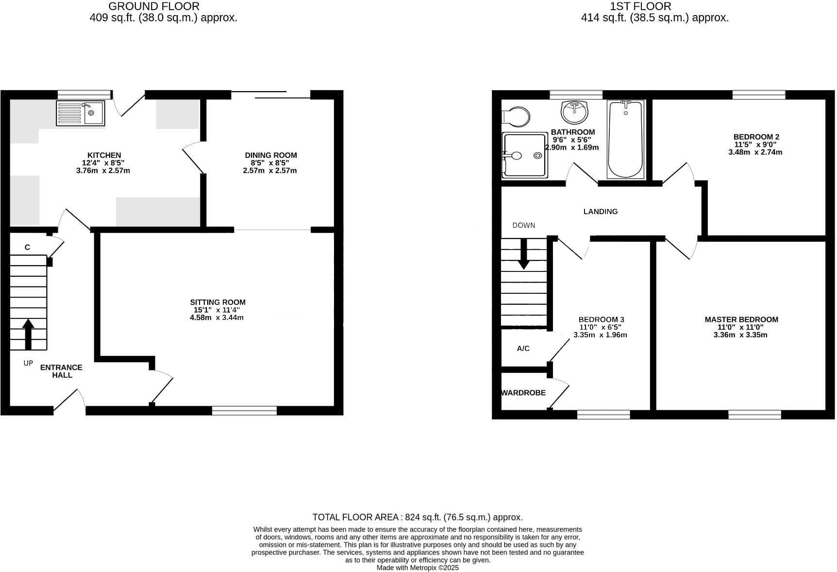 104 Burke Drive, Thornhill, Southampton, SO19 6EF floorplan
