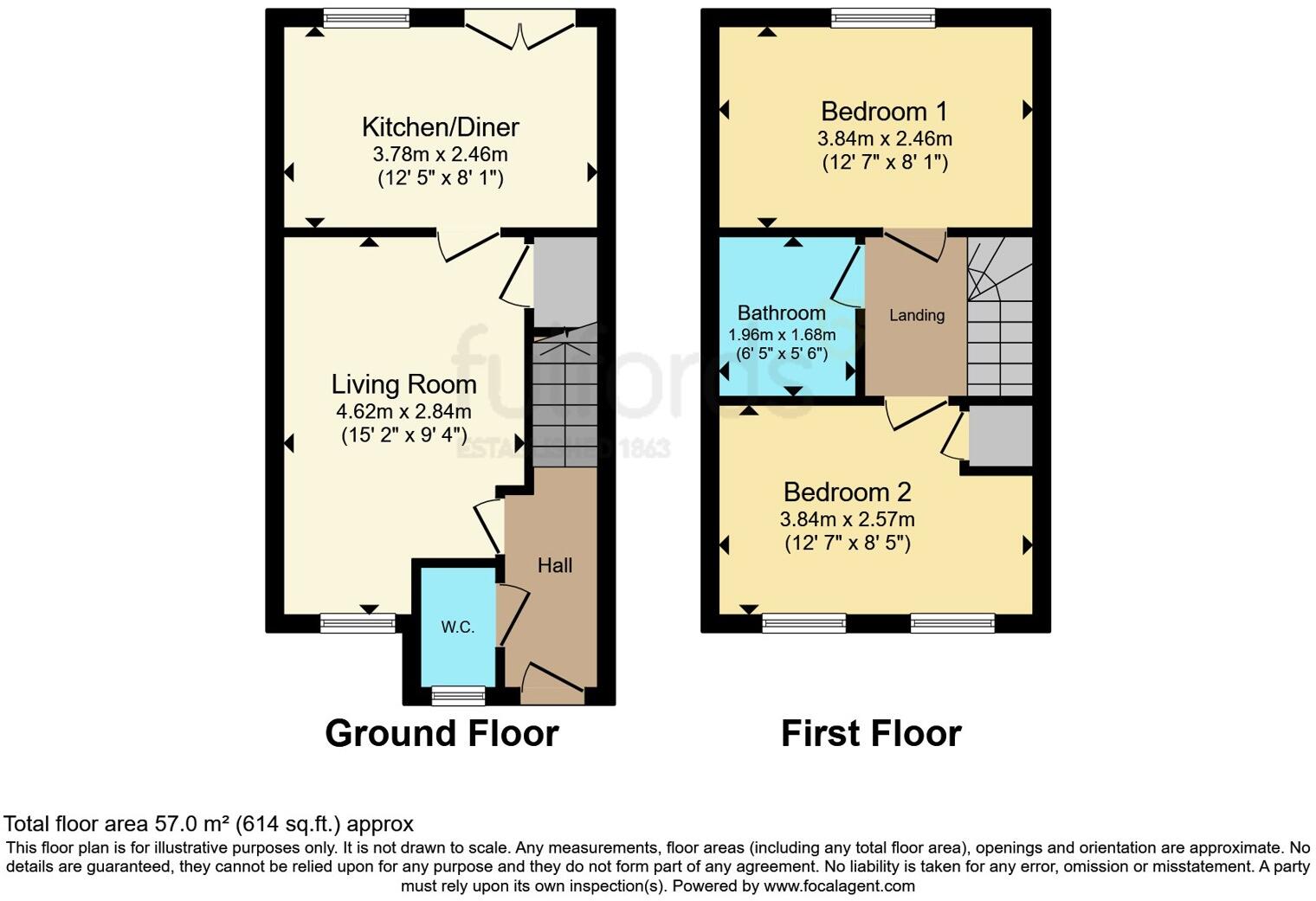 Littleworth Close, Tithebarn, Exeter, Devon, EX1 floorplan