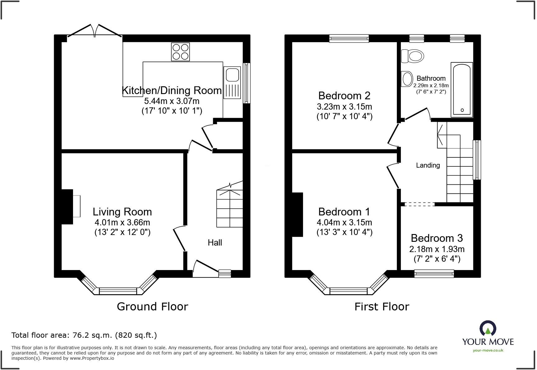 Hall Road, Isleworth, TW7 floorplan