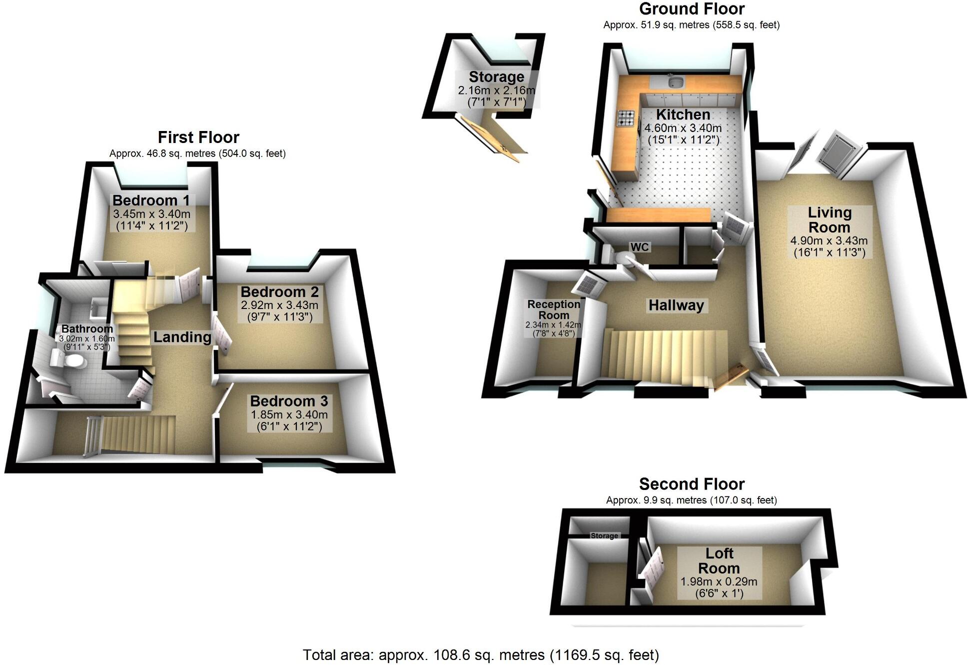 Paignton Drive, Sale, Greater Manchester, M33 floorplan